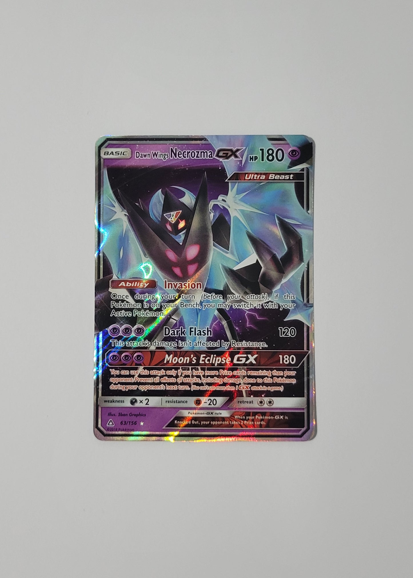 Dawn Wings Necrozma GX 63/156 - Ultra Prism