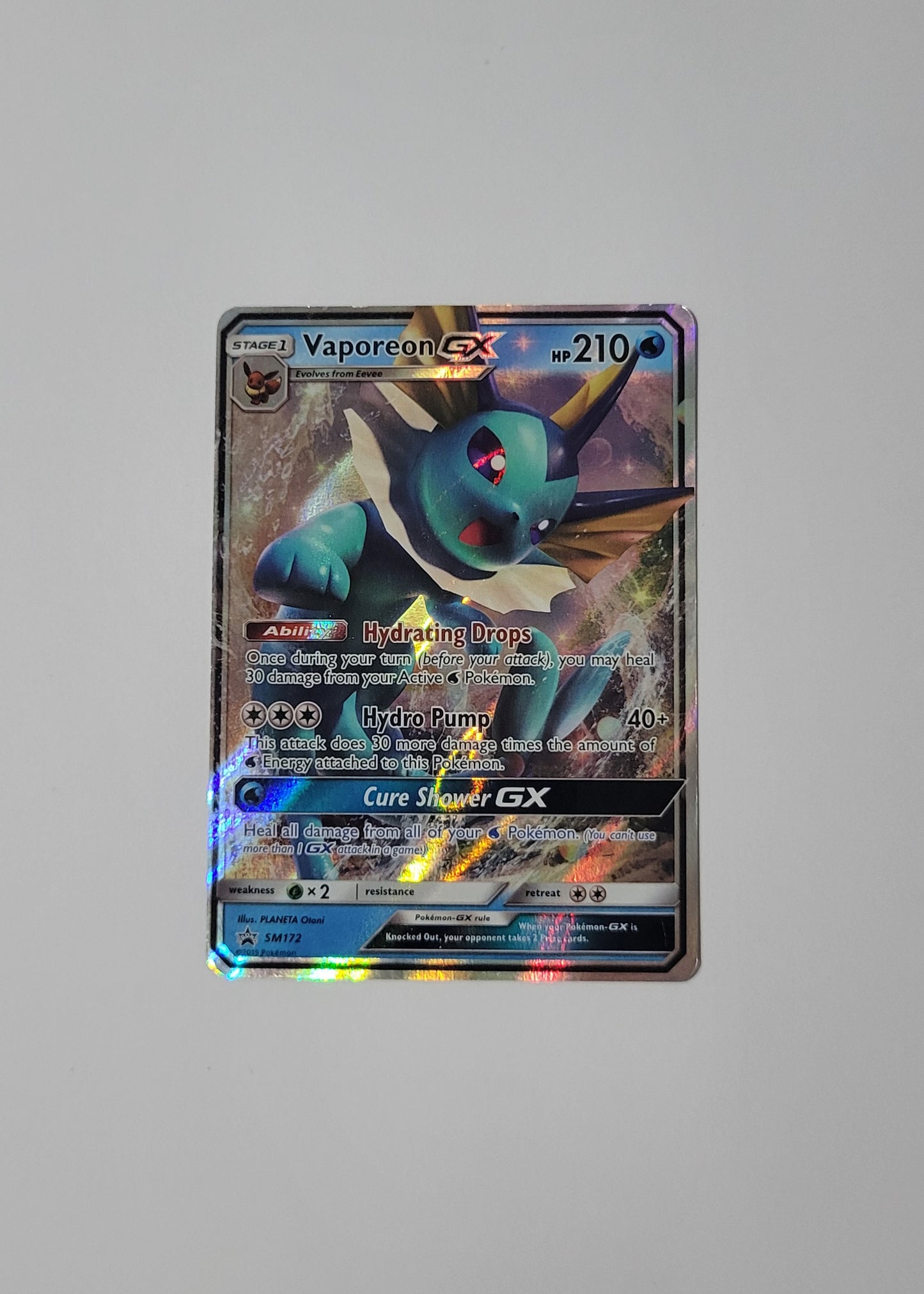 Vaporeon GX SM172 - Black Star Promo