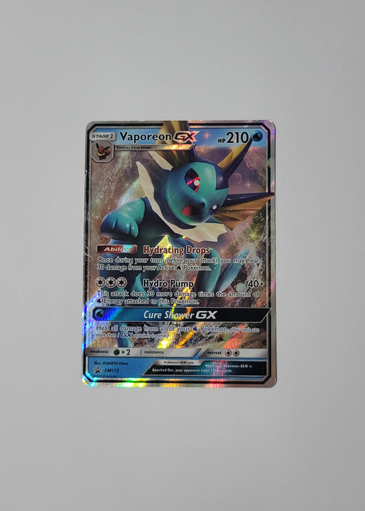 Vaporeon GX SM172 - Black Star Promo