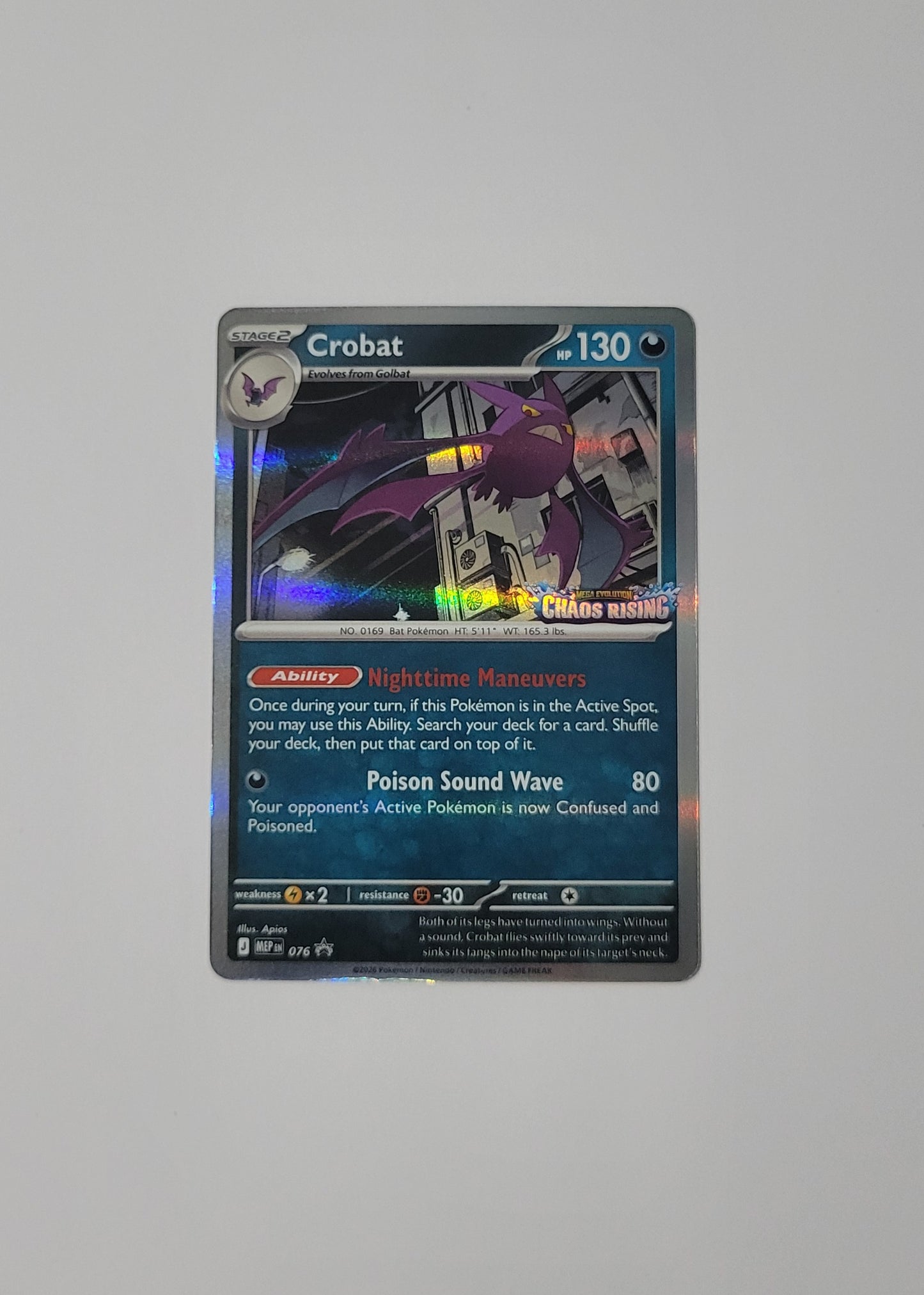 Crobat MEP076 - Black Star Promo