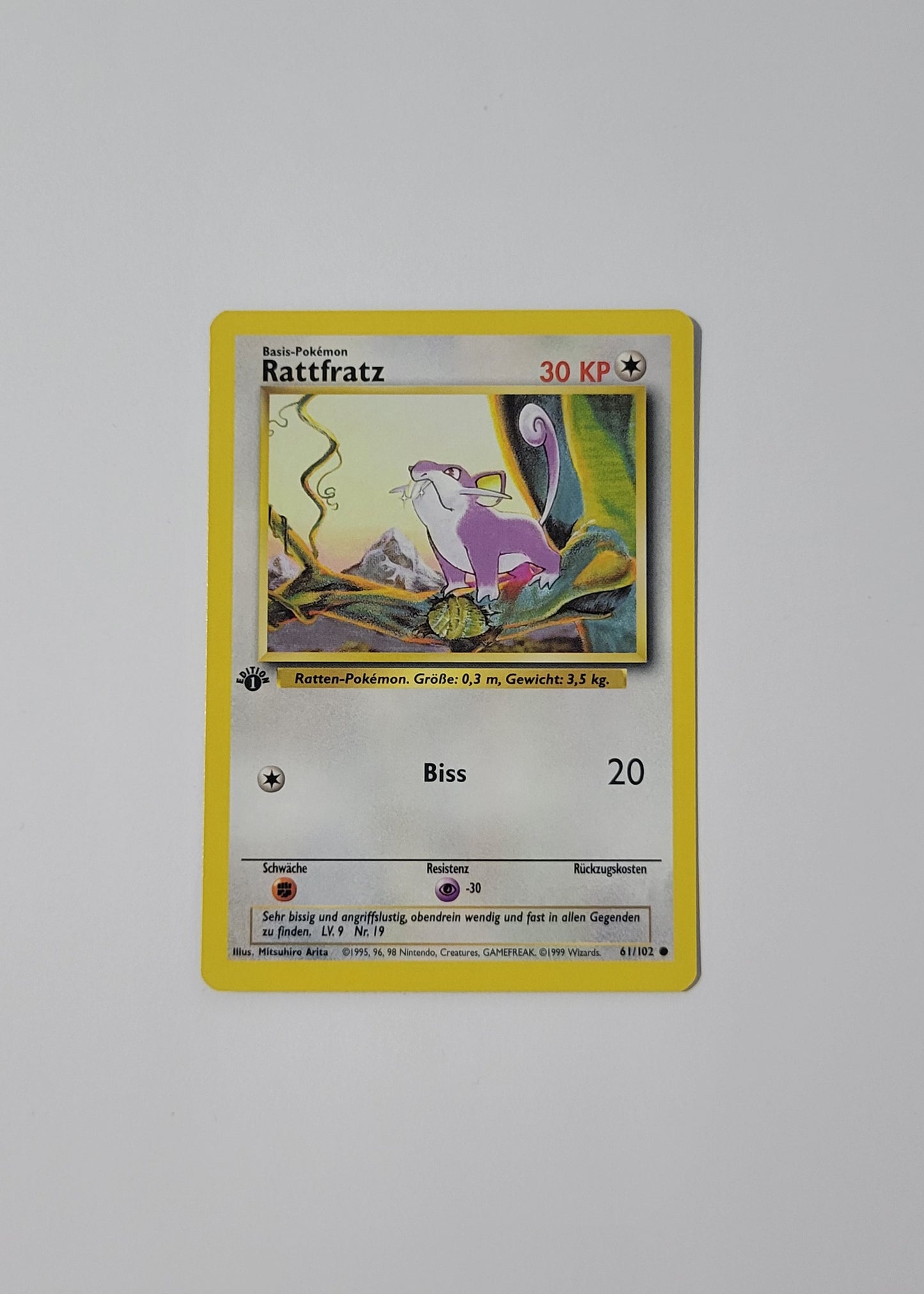 Ratatta [Rattfratz] 61/102 - Base Set (German, 1st Edition)