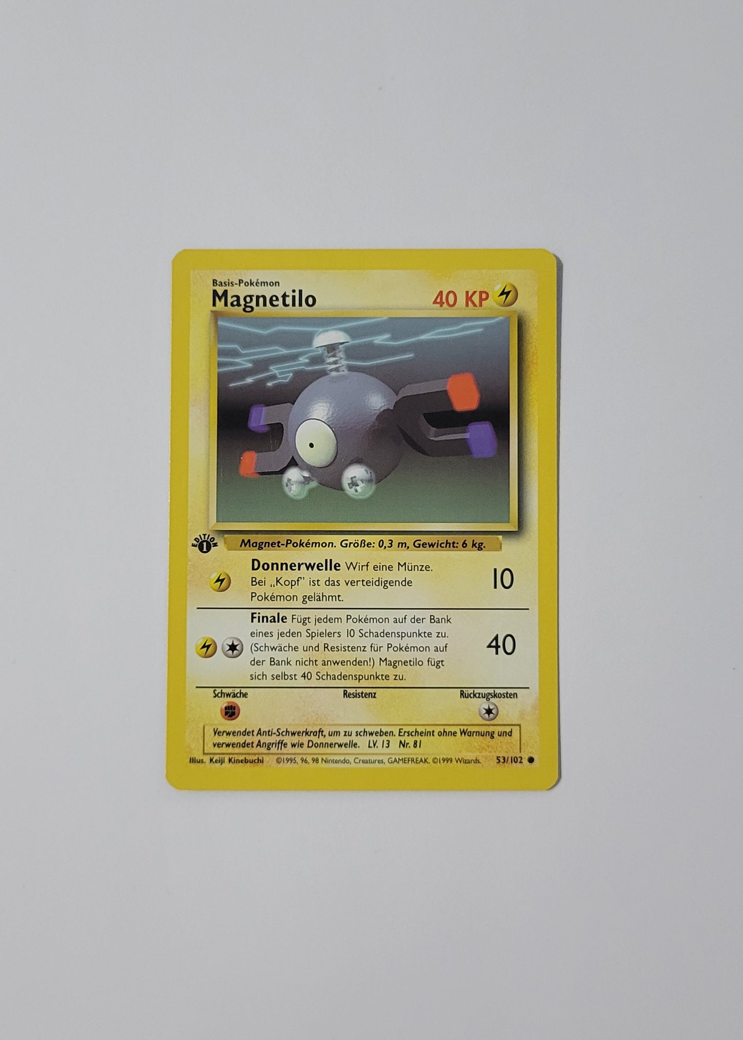Magnemite [Magnetilo] 53/102 - Base Set (German, 1st Edition)