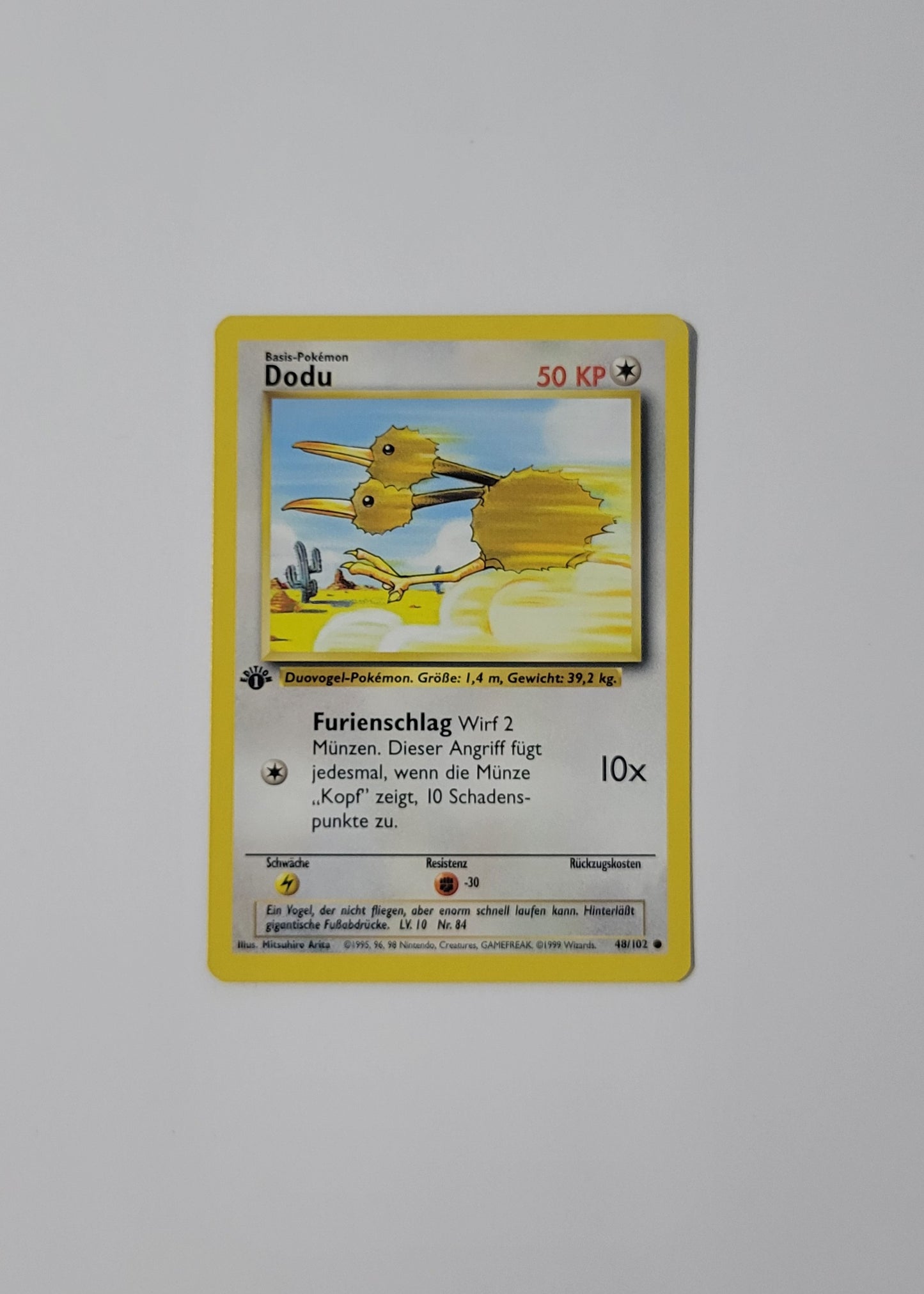 Doduo [Dodu] 48/102 - Base Set (German, 1st Edition)