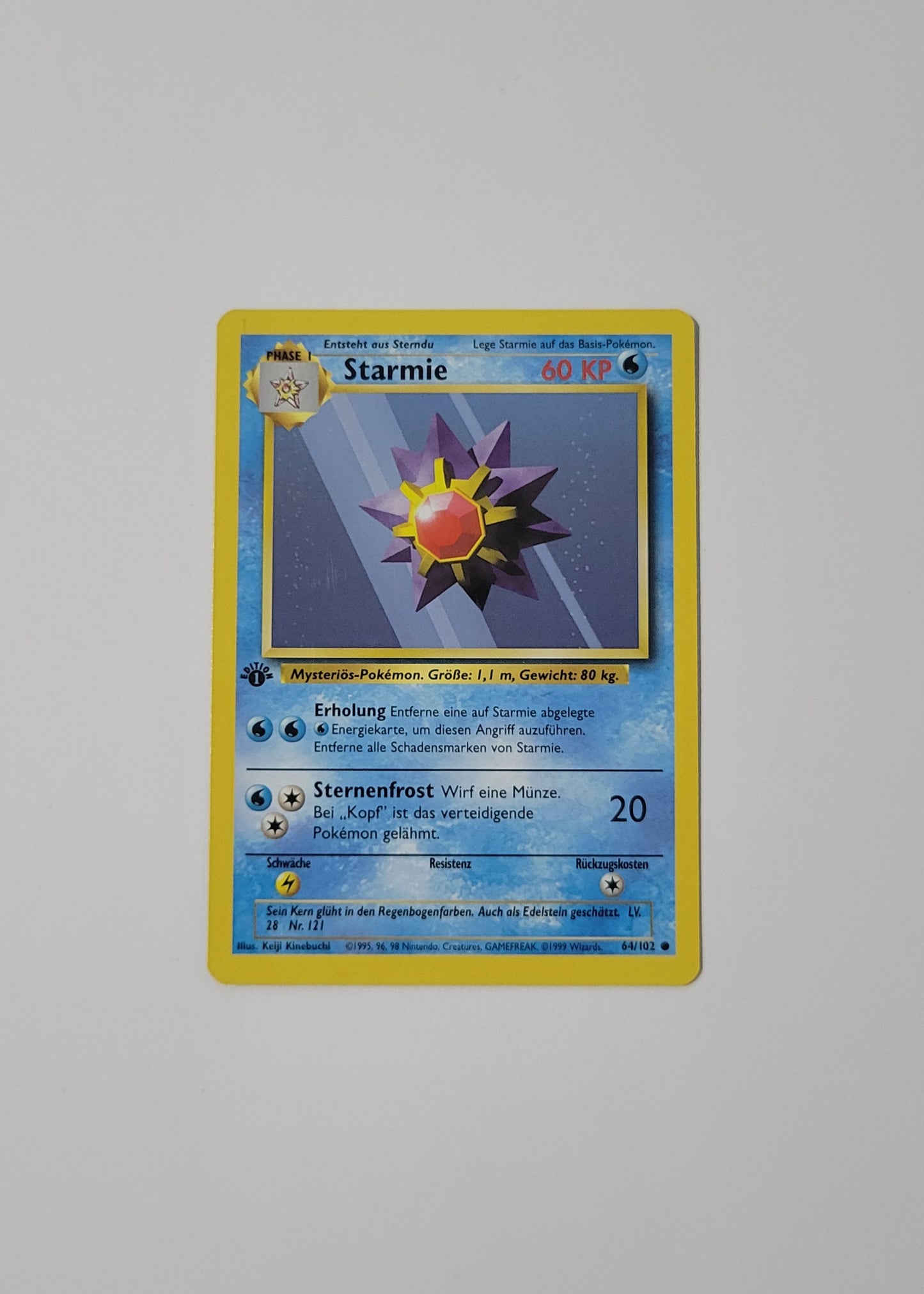 Starmie 64/102 - Base Set (German, 1st Edition)