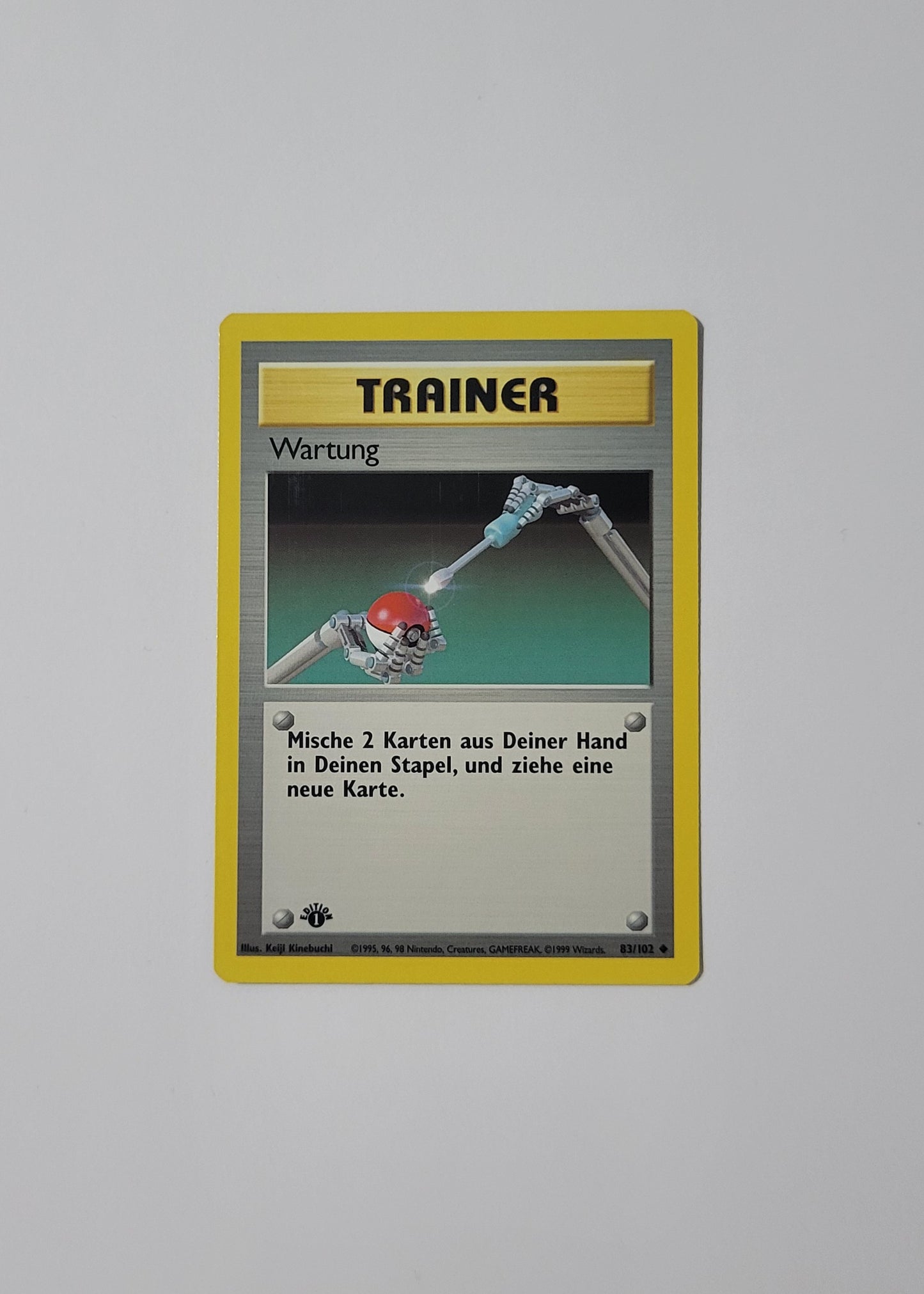 Maintenance [Wartung] 83/102 - Base Set (German, 1st Edition)
