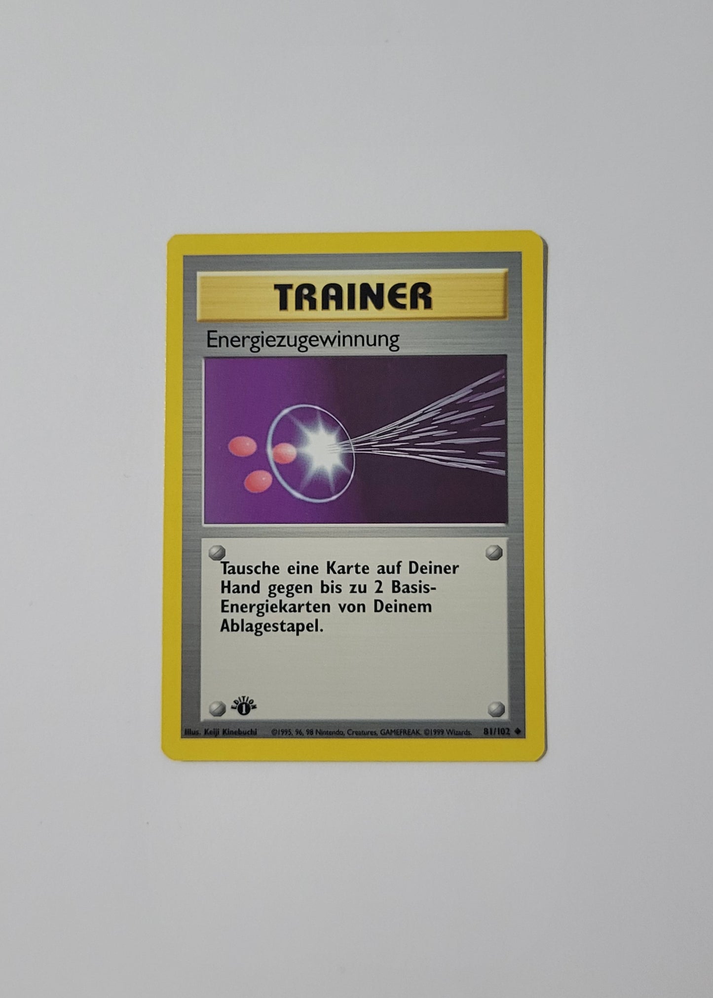 Energy Retrieval [Energiezugewinnung] 81/102 - Base Set (German, 1st Edition)