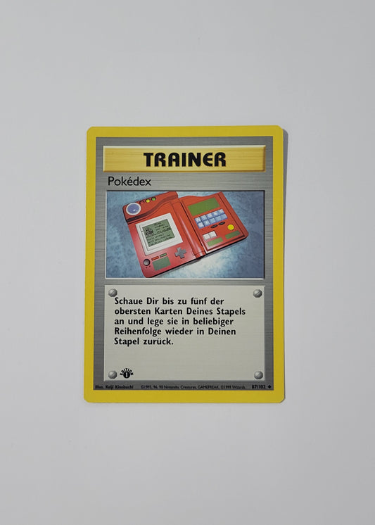 Pokédex 87/102 - Base Set (German, 1st Edition)