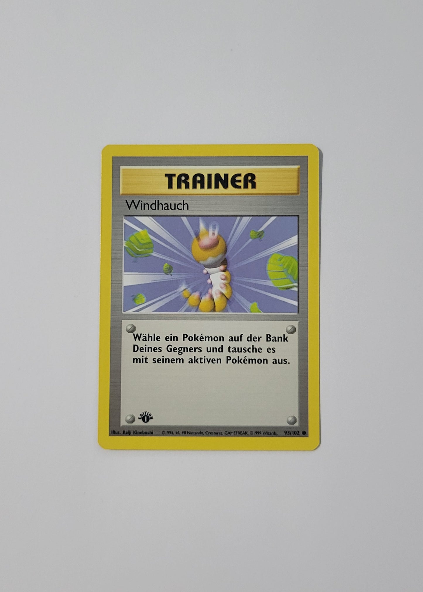 Gust of Wind [Windhauch] 93/102 - Base Set (German, 1st Edition)