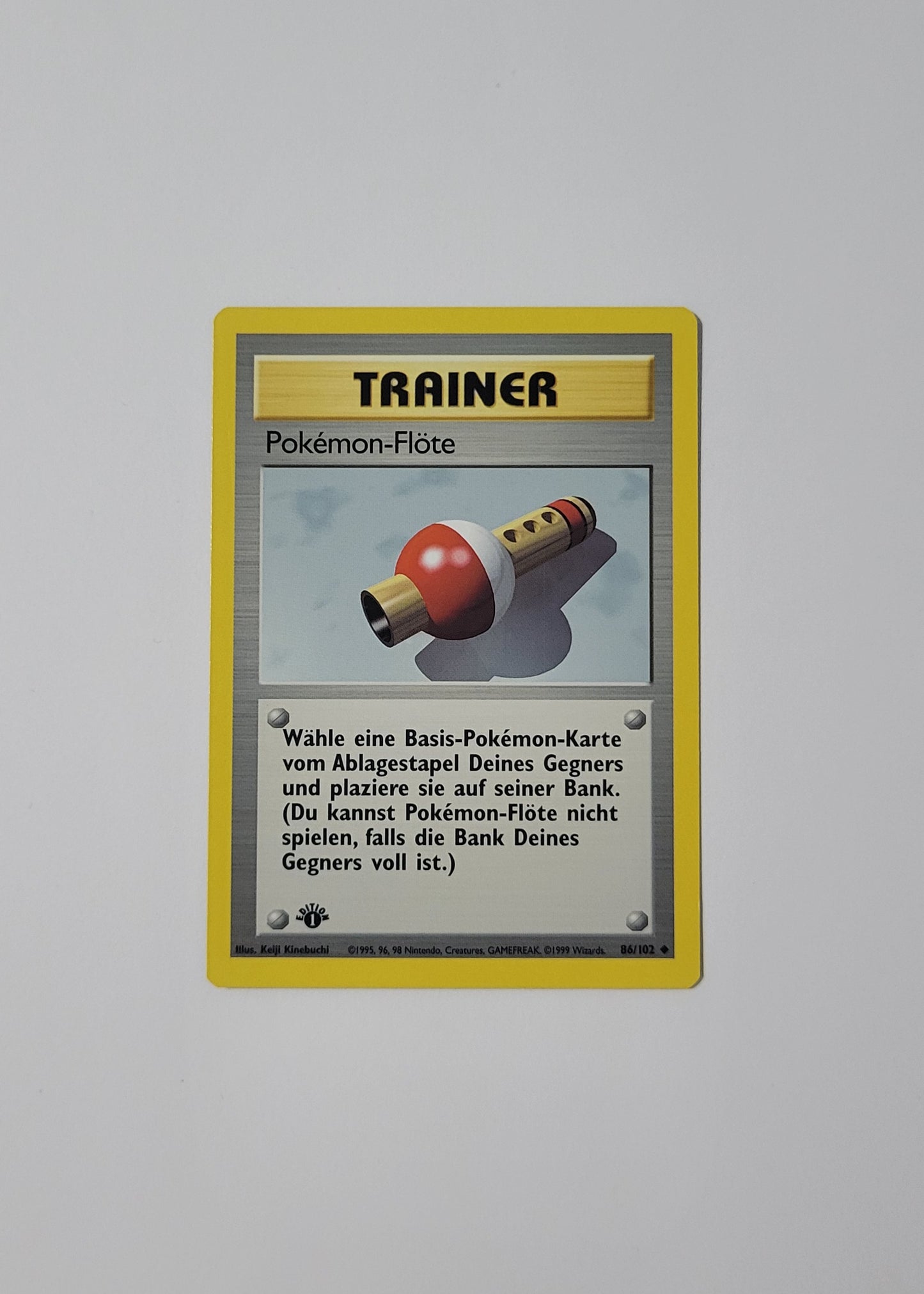 Pokémon Flute [Pokémon-Flöte] 86/102 - Base Set (German, 1st Edition)