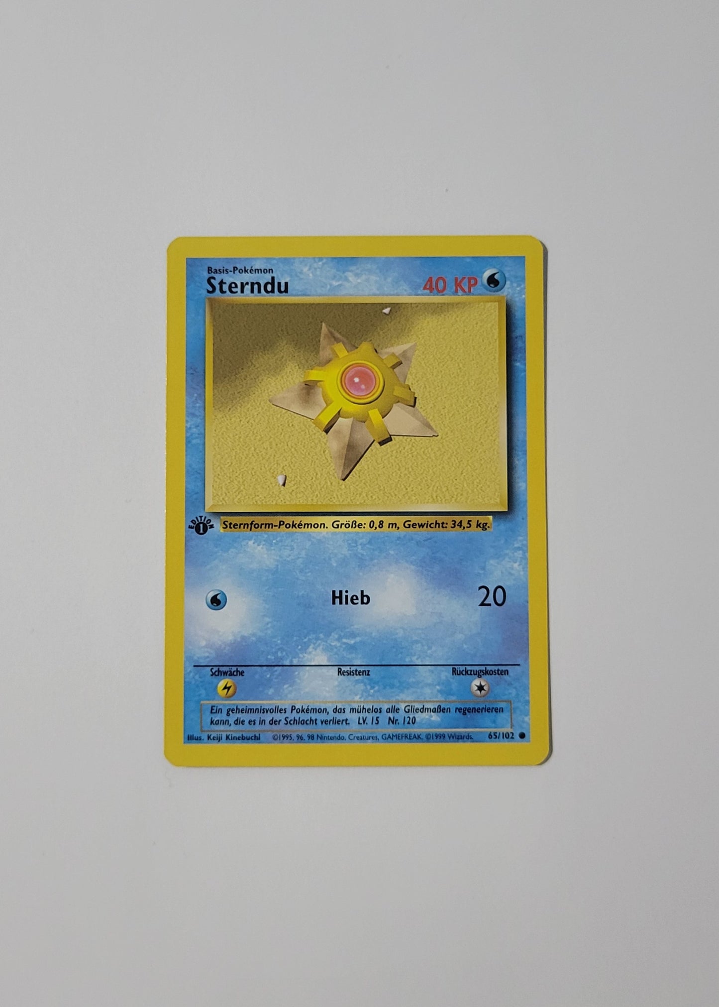 Staryu [Sterndu] 65/102 - Base Set (German, 1st Edition)