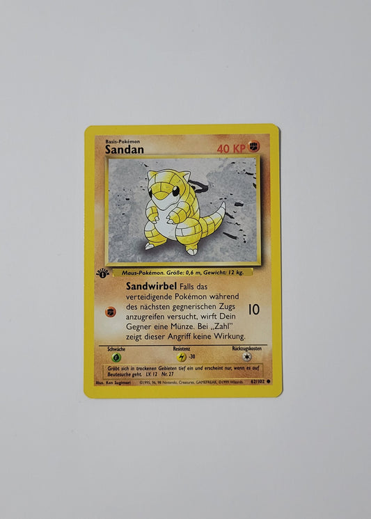 Sandshrew [Sandan] 62/102 - Base Set (German, 1st Edition)