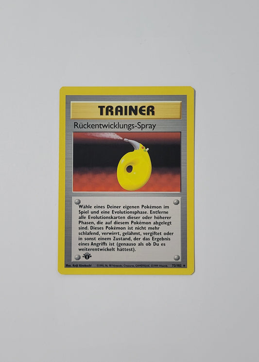 Devolution Spray [Rückentwicklings-Spray] 72/102 - Base Set (German, 1st Edition)