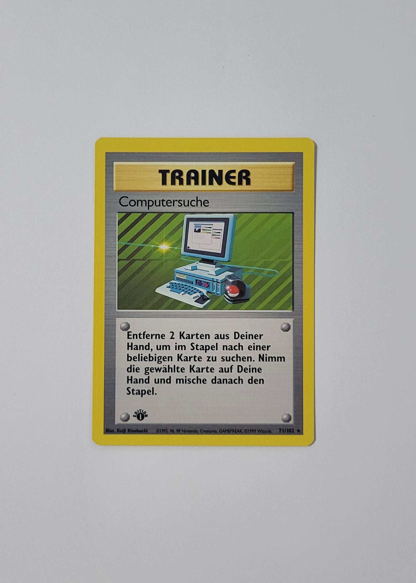 Computer Search [Computersuche] 77/102 - Base Set (German, 1st Edition)