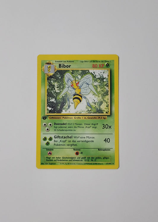Beedrill [Bibor] 77/102 - Base Set (German, 1st Edition)