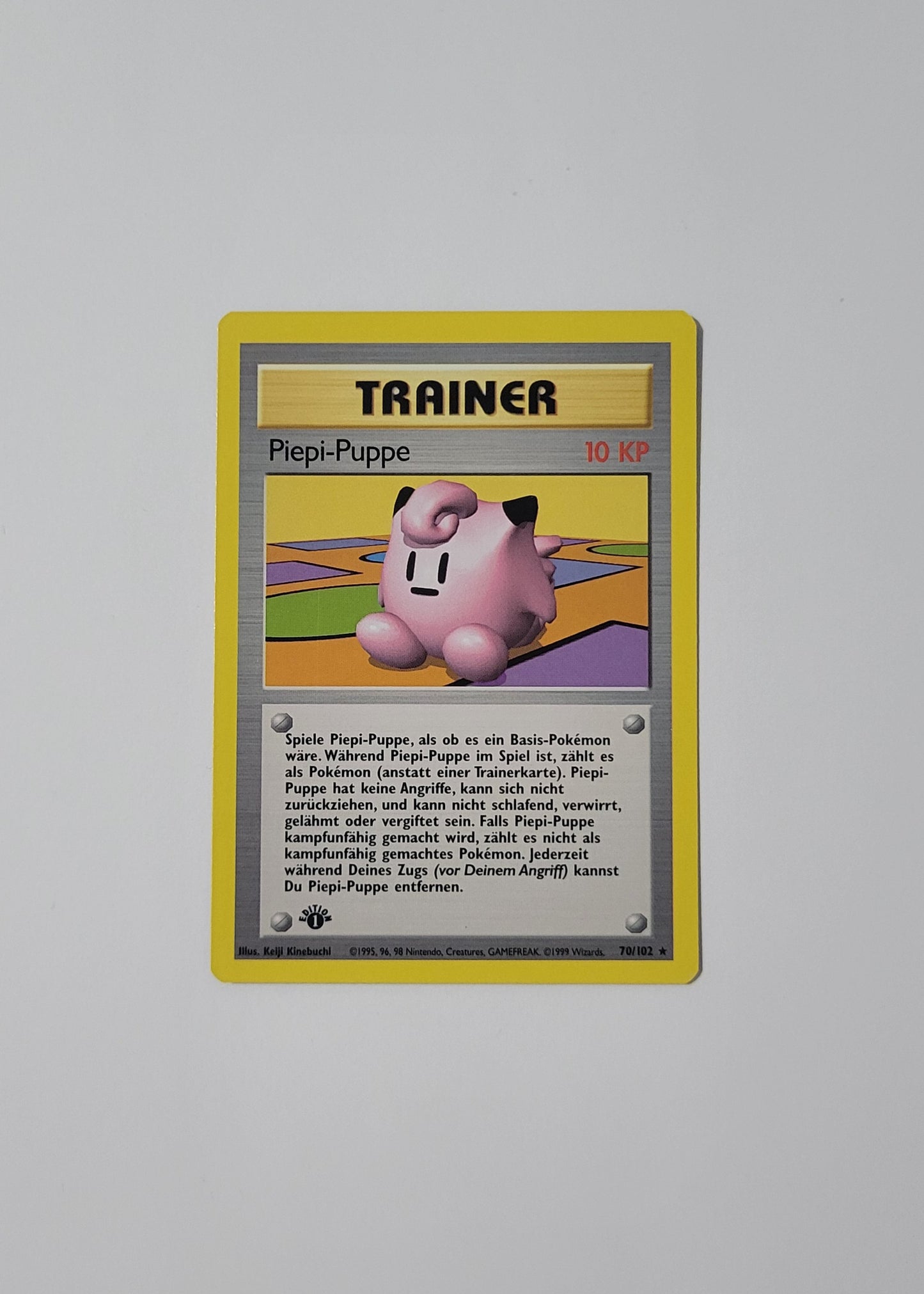 Clefairy Doll [Piepi-Puppe] 70/102 - Base Set (German, 1st Edition)