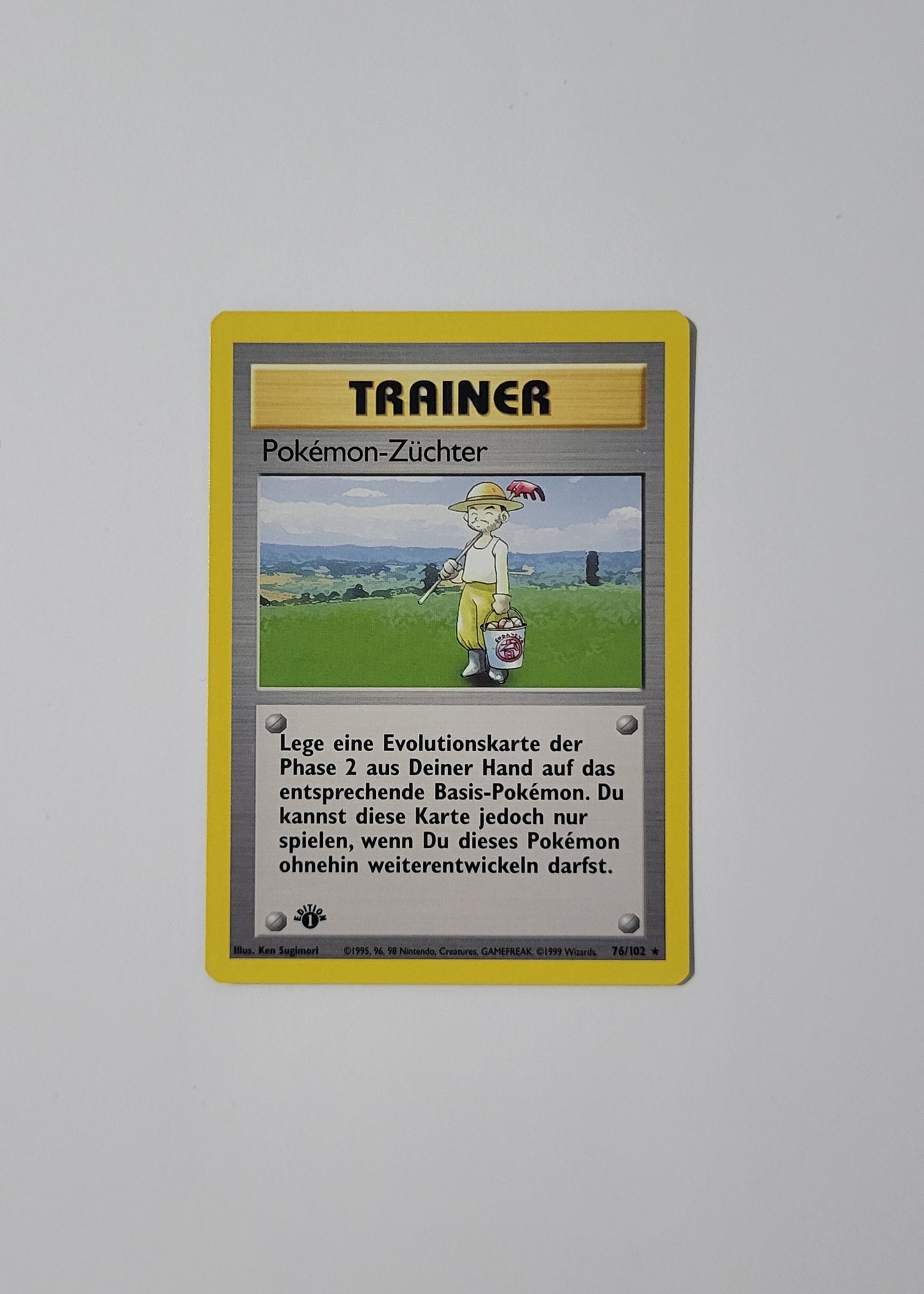 Pokémon Breeder [Pokémon-Züchter] 76/102 - Base Set (German, 1st Edition)