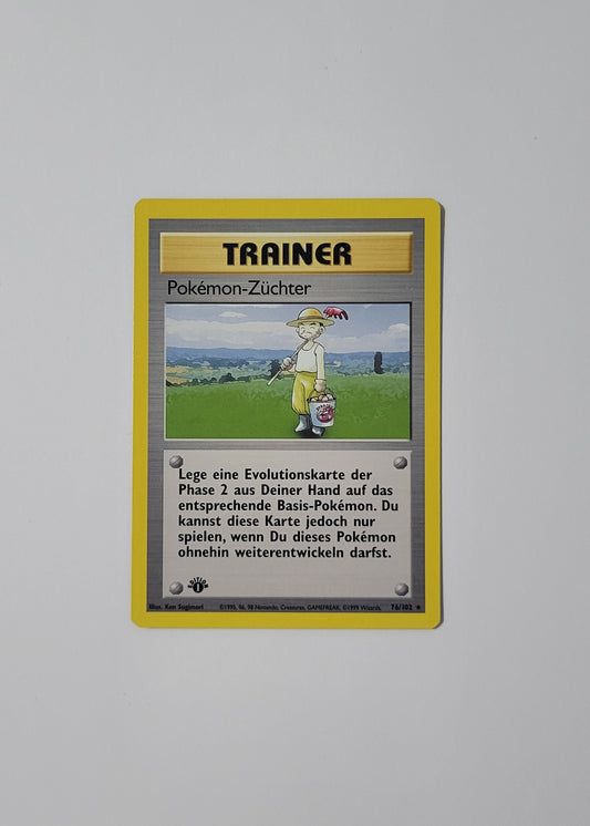 Pokémon Breeder [Pokémon-Züchter] 76/102 - Base Set (German, 1st Edition)