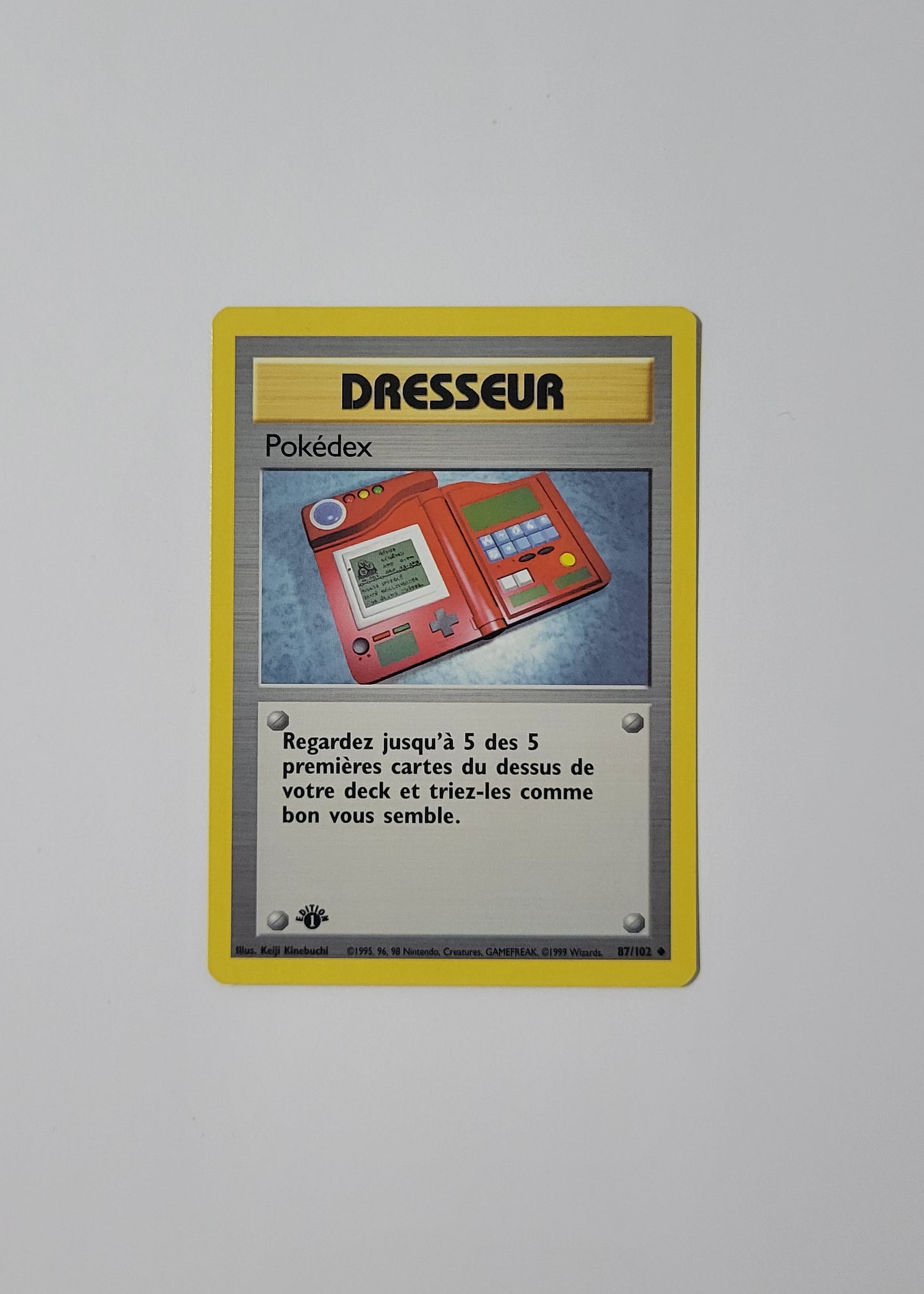 Pokédex 87/102 - Base Set (French, 1st Edition)
