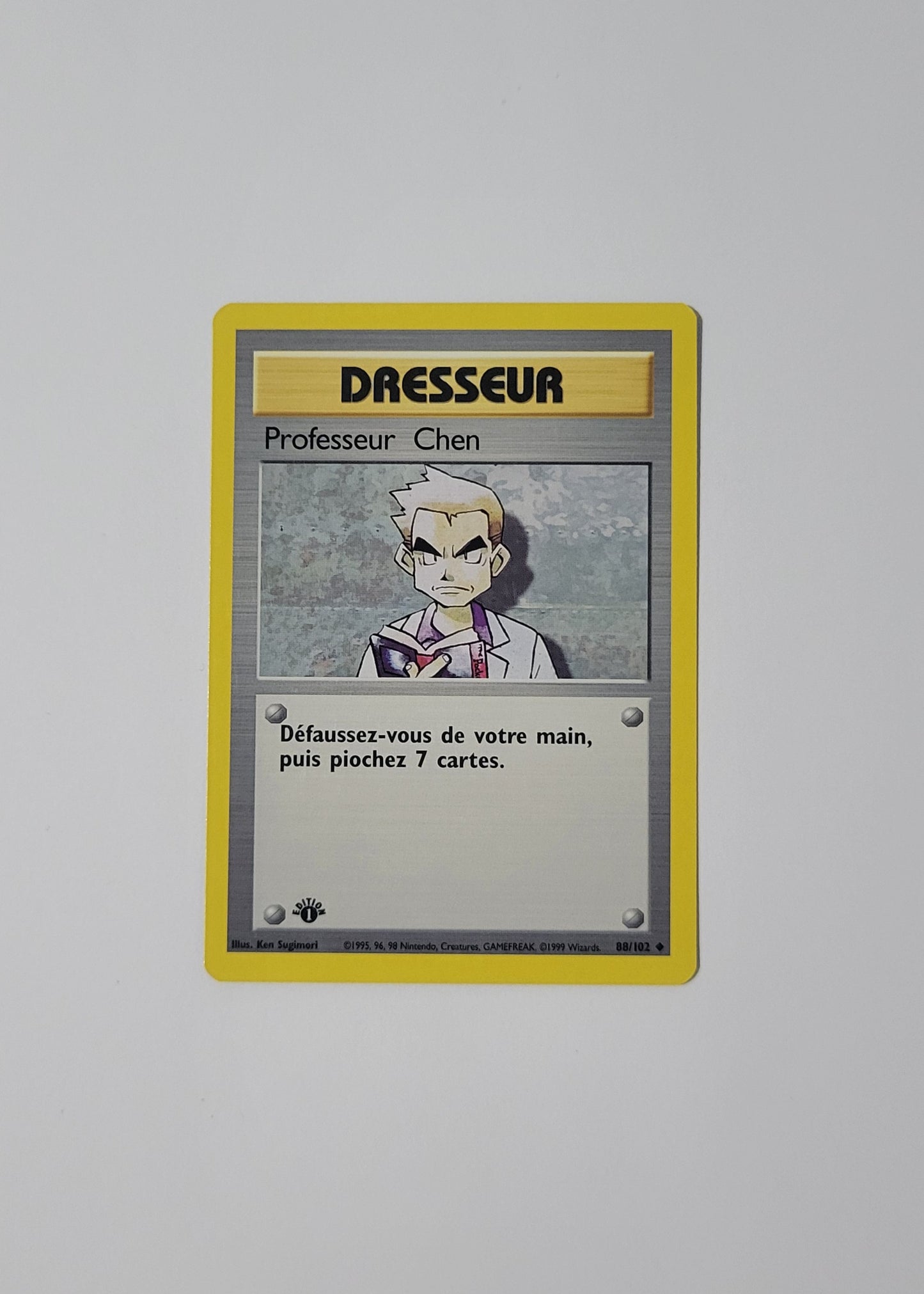Professor Oak [Professeur Chen] 88/102 - Base Set (French, 1st Edition)