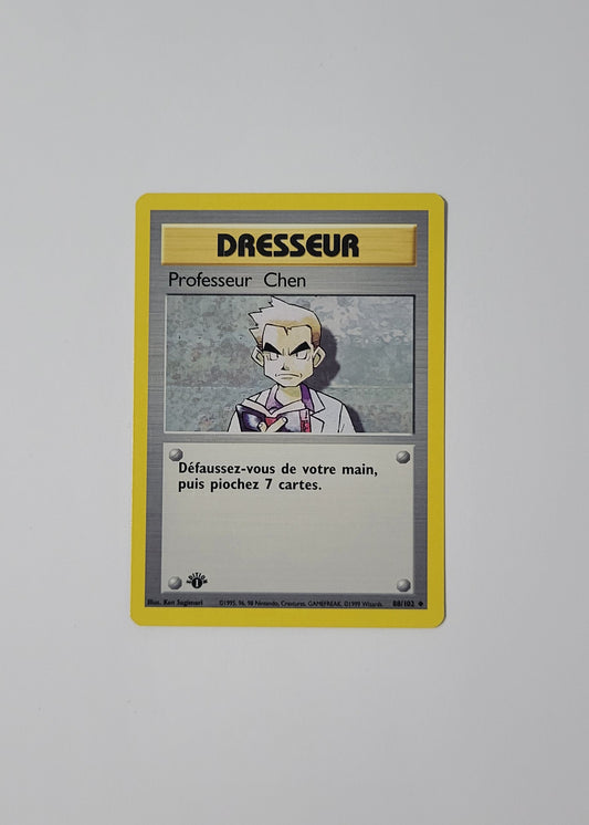 Professor Oak [Professeur Chen] 88/102 - Base Set (French, 1st Edition)