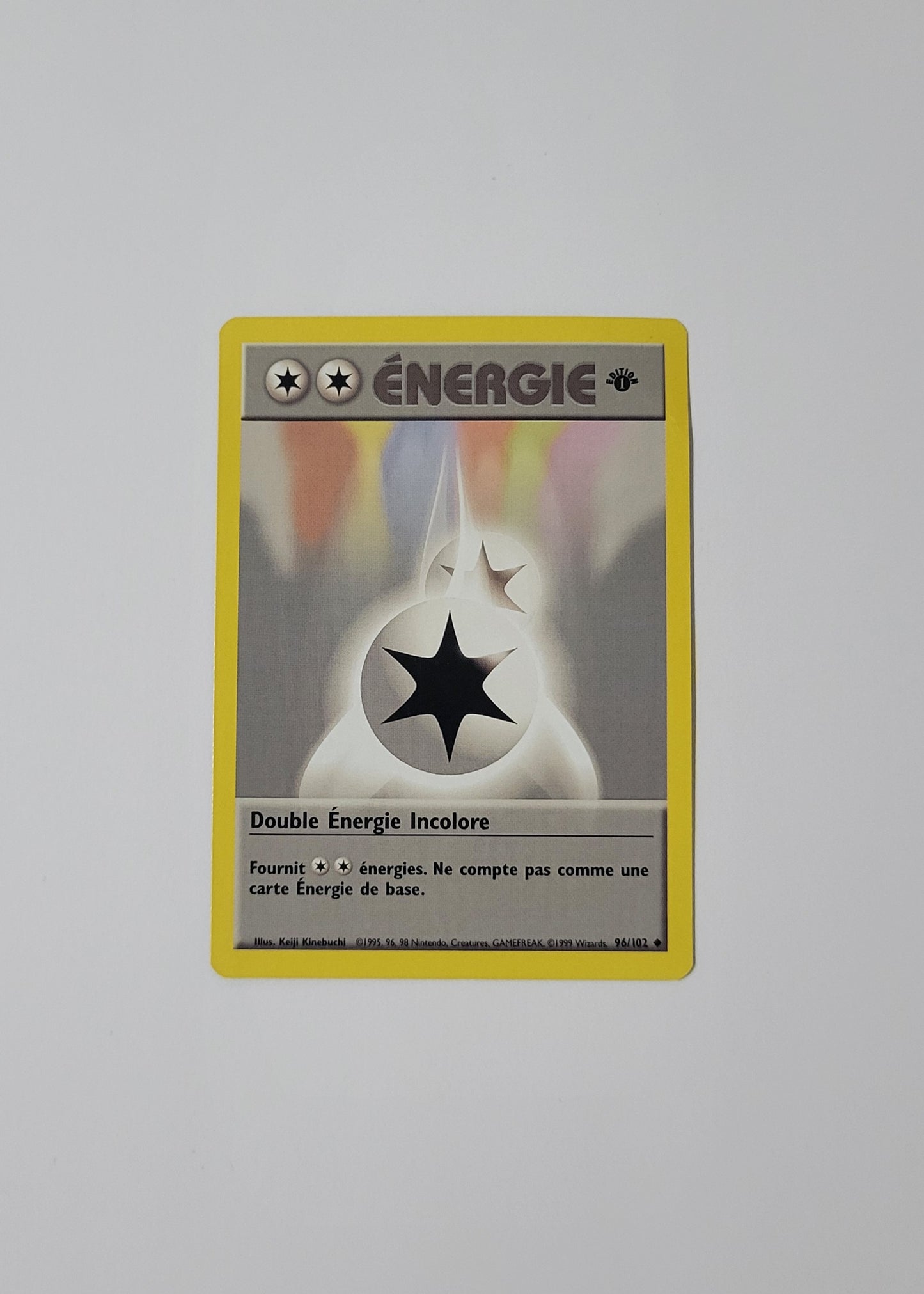 Double Colorless Energy [Double Énergie Incolore] 96/102 - Base Set (French, 1st Edition)