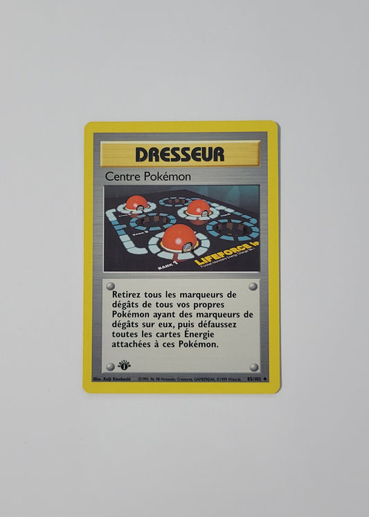 Pokémon Center [Centre Pokémon] 85/102 - Base Set (French, 1st Edition)