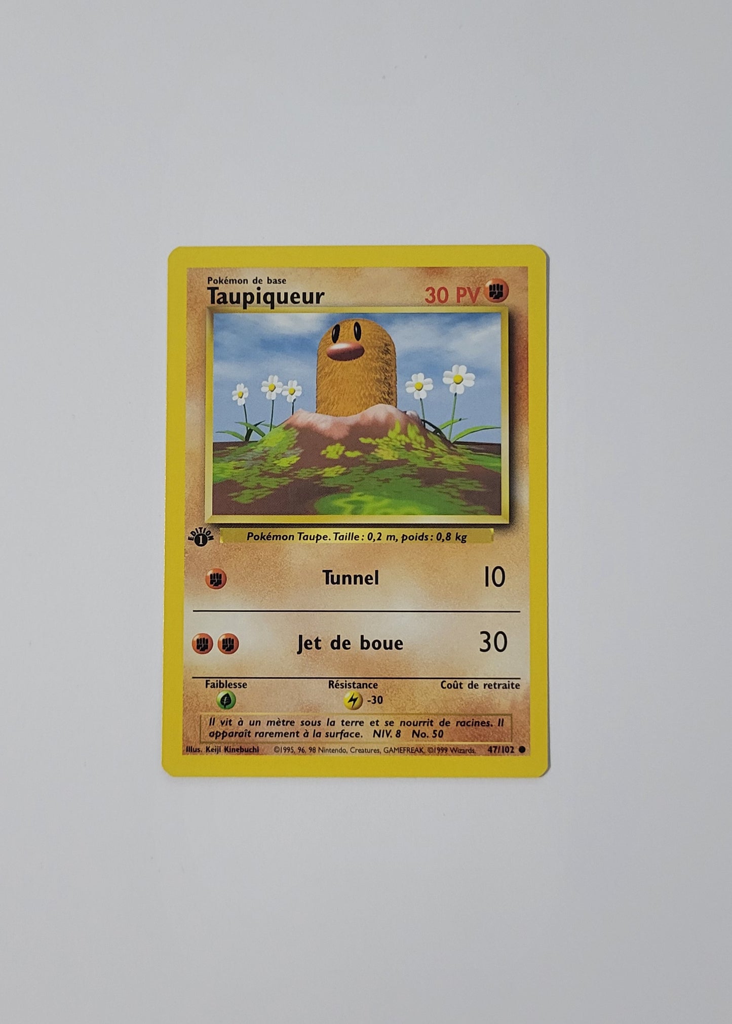Diglet [Taupiqueur] 47/102 - Base Set (French, 1st Edition)