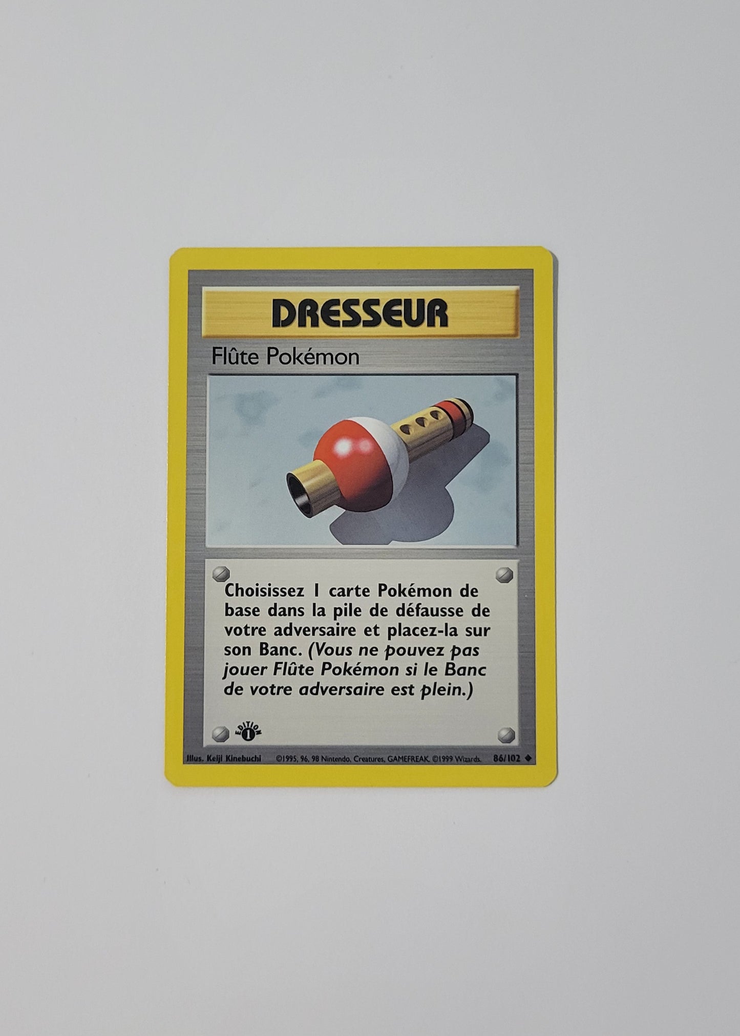 Pokémon Flute [Flûte Pokémon] 86/102 - Base Set (French, 1st Edition)