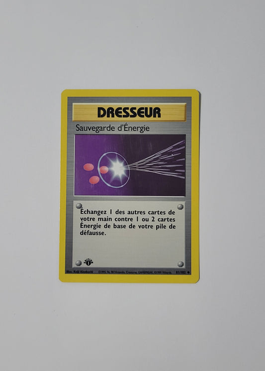 Energy Retrieval [Sauvegarde d'Énergie] 81/102 - Base Set (French, 1st Edition)