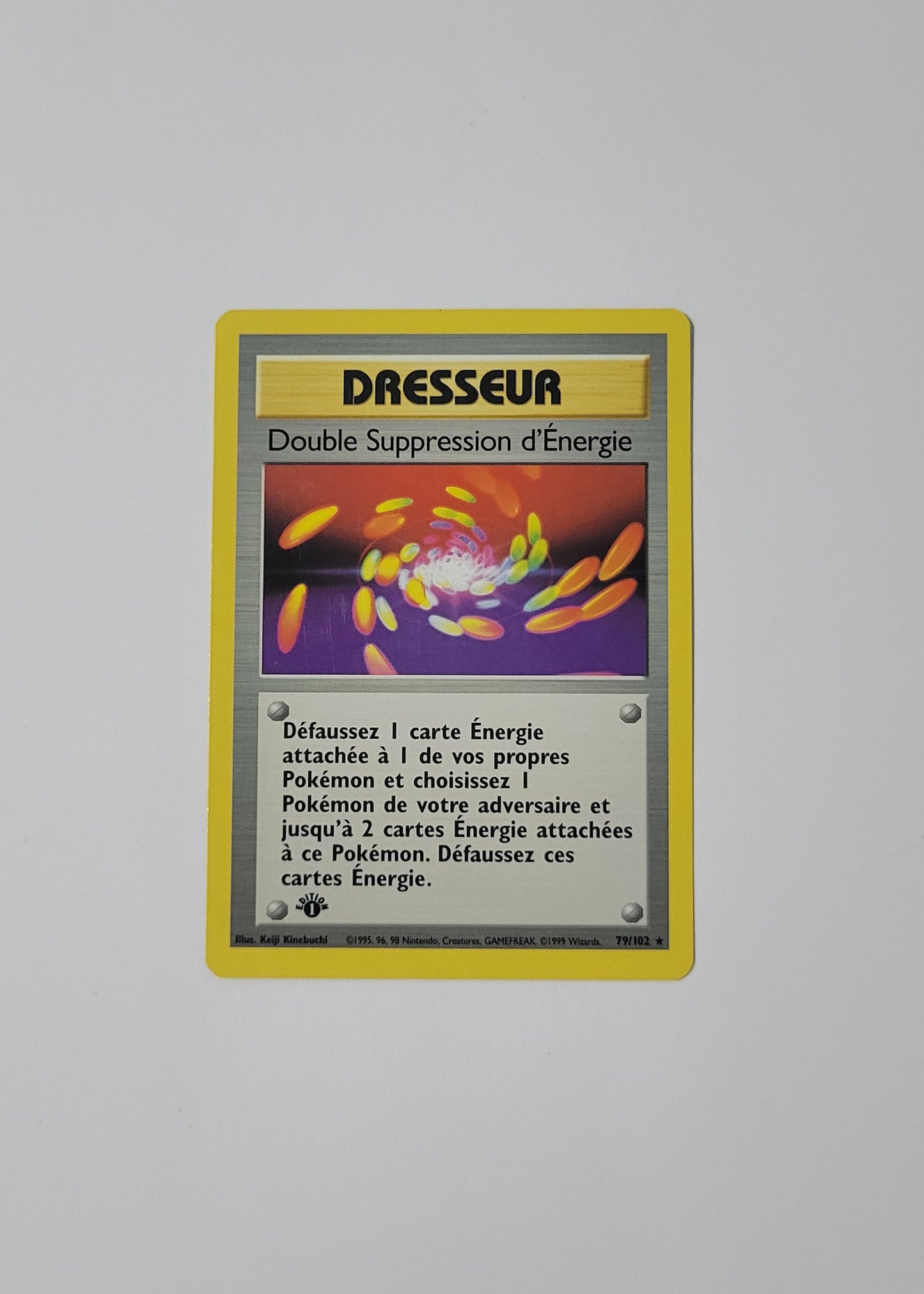Super Energy Removal [Double Suppression d'Énergie] 79/102 - Base Set (French, 1st Edition)