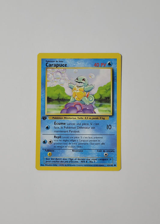 Squirtle [Carapuce] 27/102 - Base Set (French, 1st Edition)