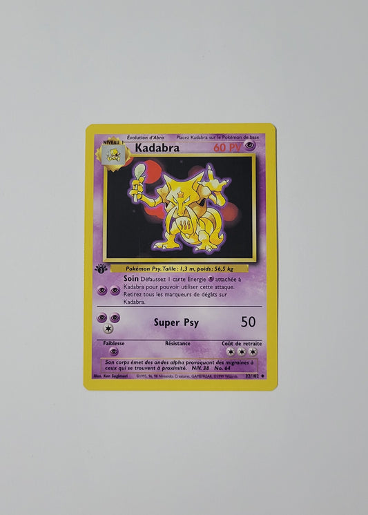 Kadabra 32/102 - Base Set (French, 1st Edition)