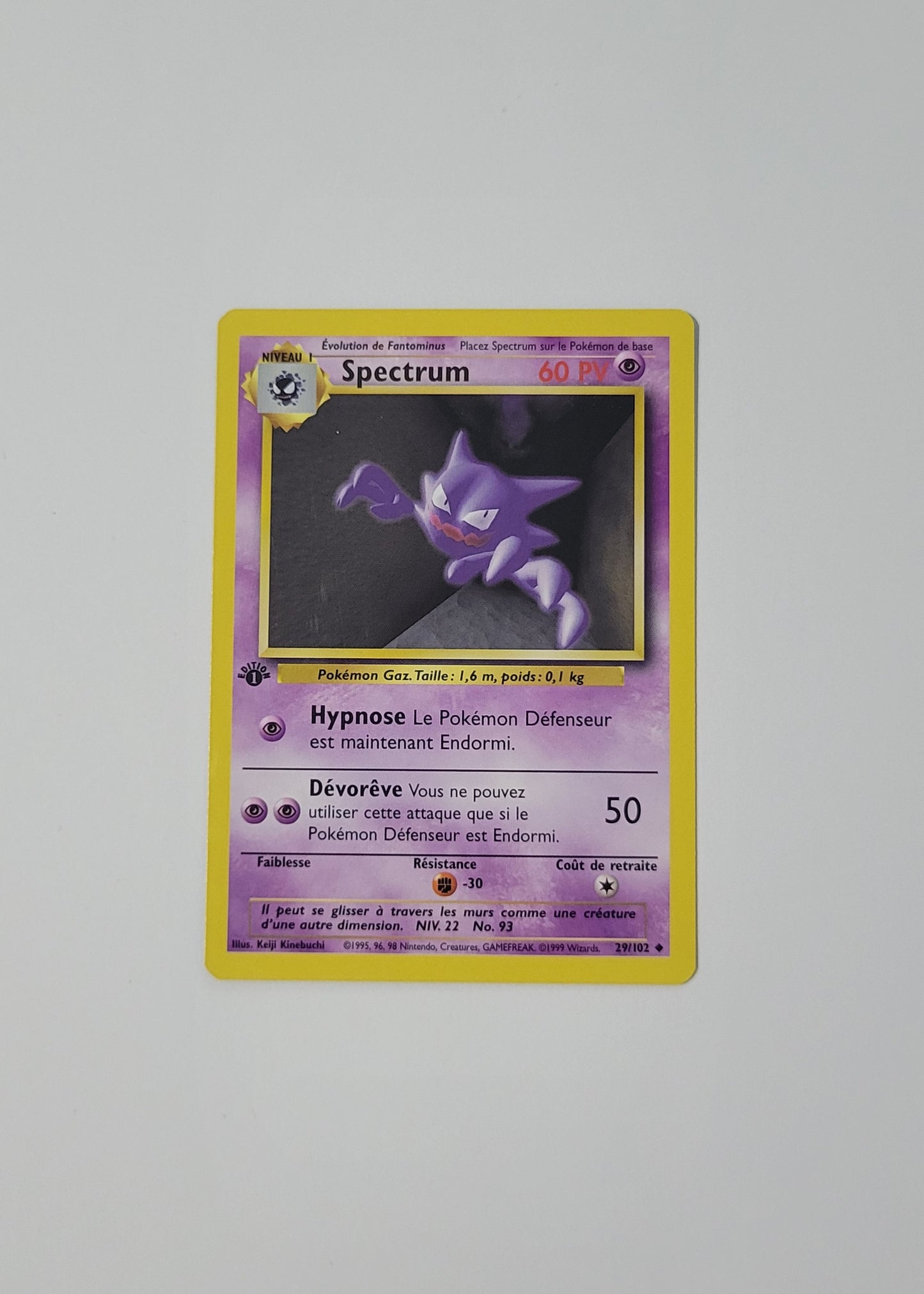 Haunter [Spectrum] 29/102 - Base Set (French, 1st Edition)