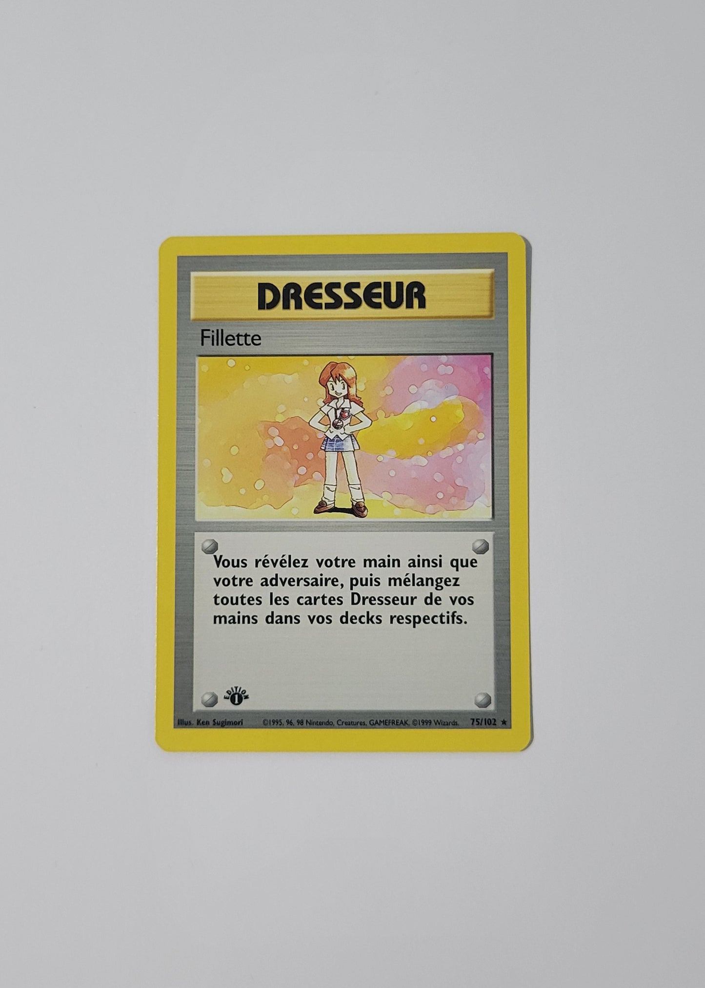 Lass [Fillette] 75/102 - Base Set (French, 1st Edition)