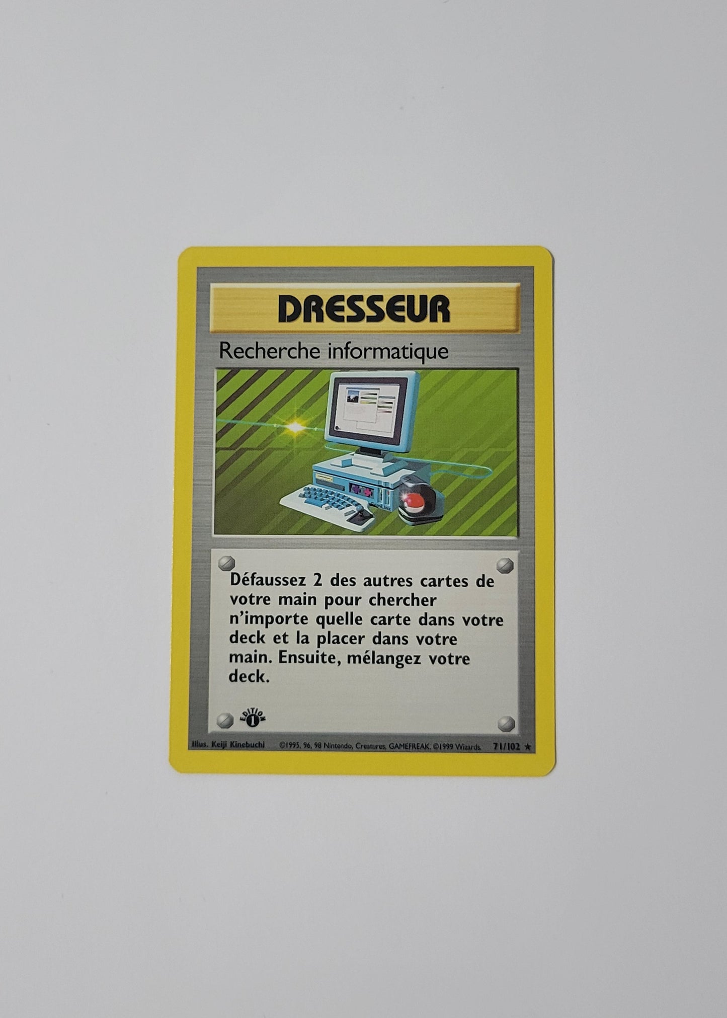 Computer Search [Recherche informatique] 71/102 - Base Set (French, 1st Edition)
