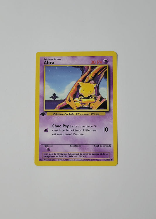 Abra 43/102 - Base Set (French, 1st Edition)