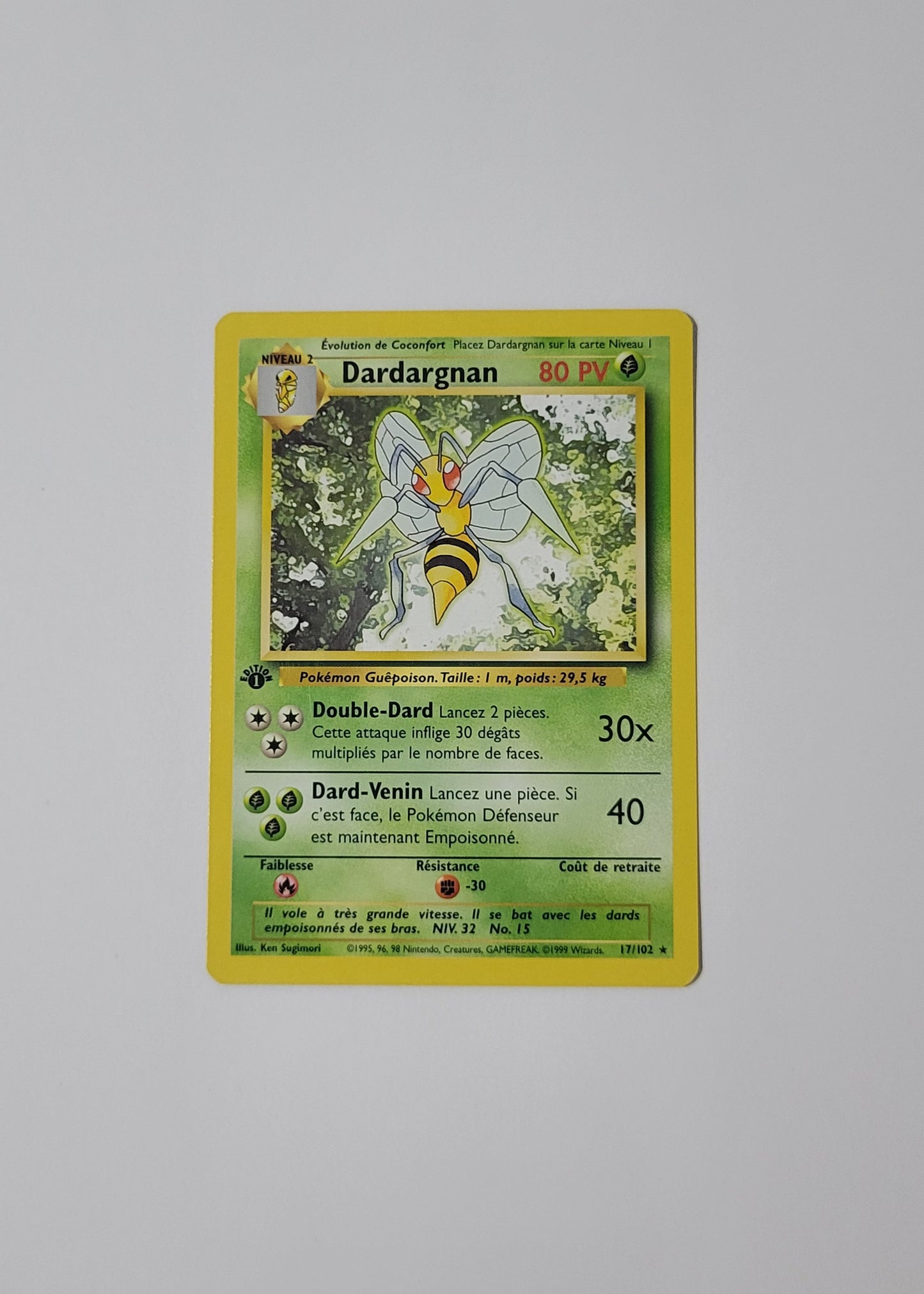 Beedrill [Dardargnan] 17/102 - Base Set (French, 1st Edition)