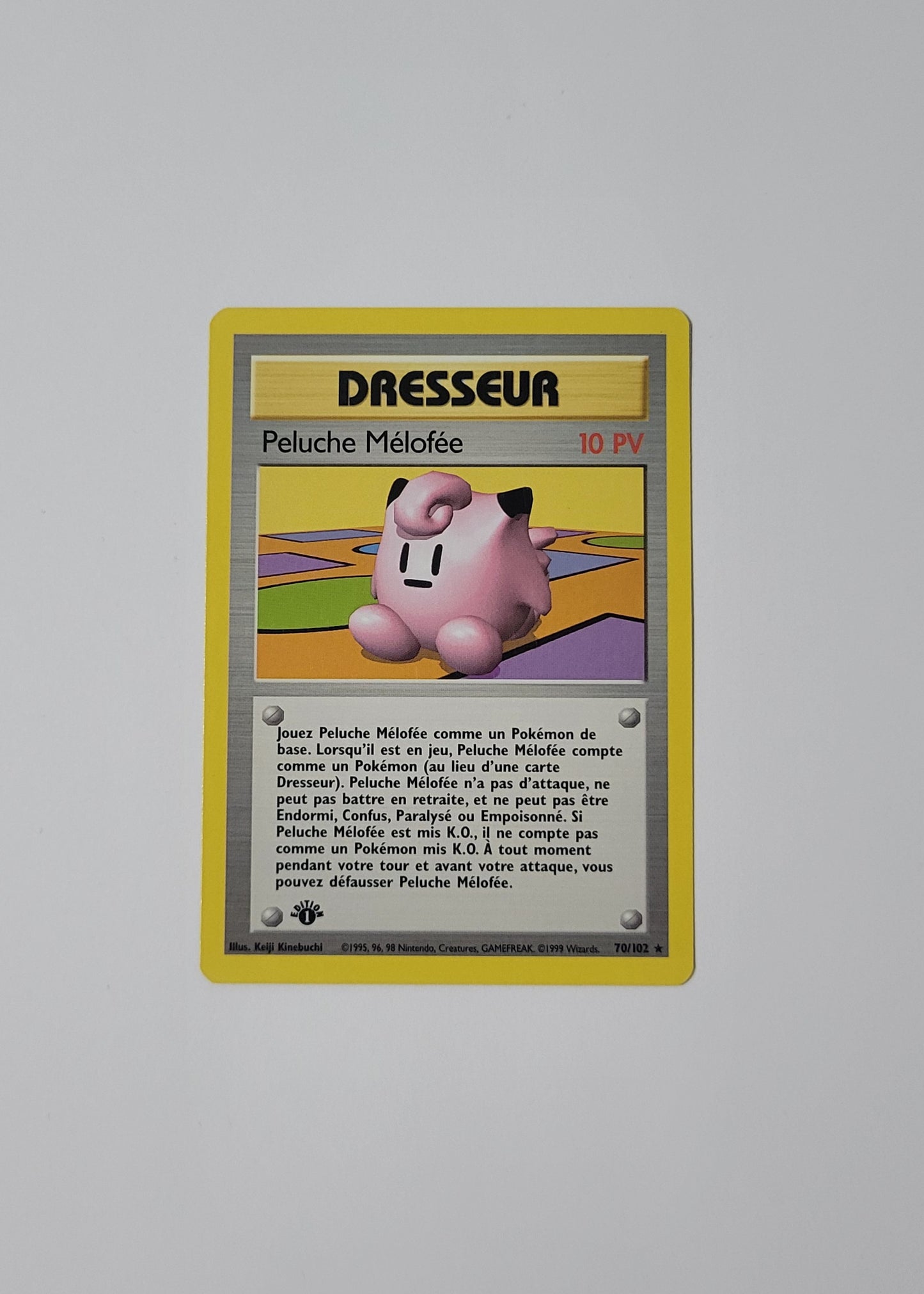 Clefairy Doll [Peluche Mélofée] 77/102 - Base Set (French, 1st Edition)