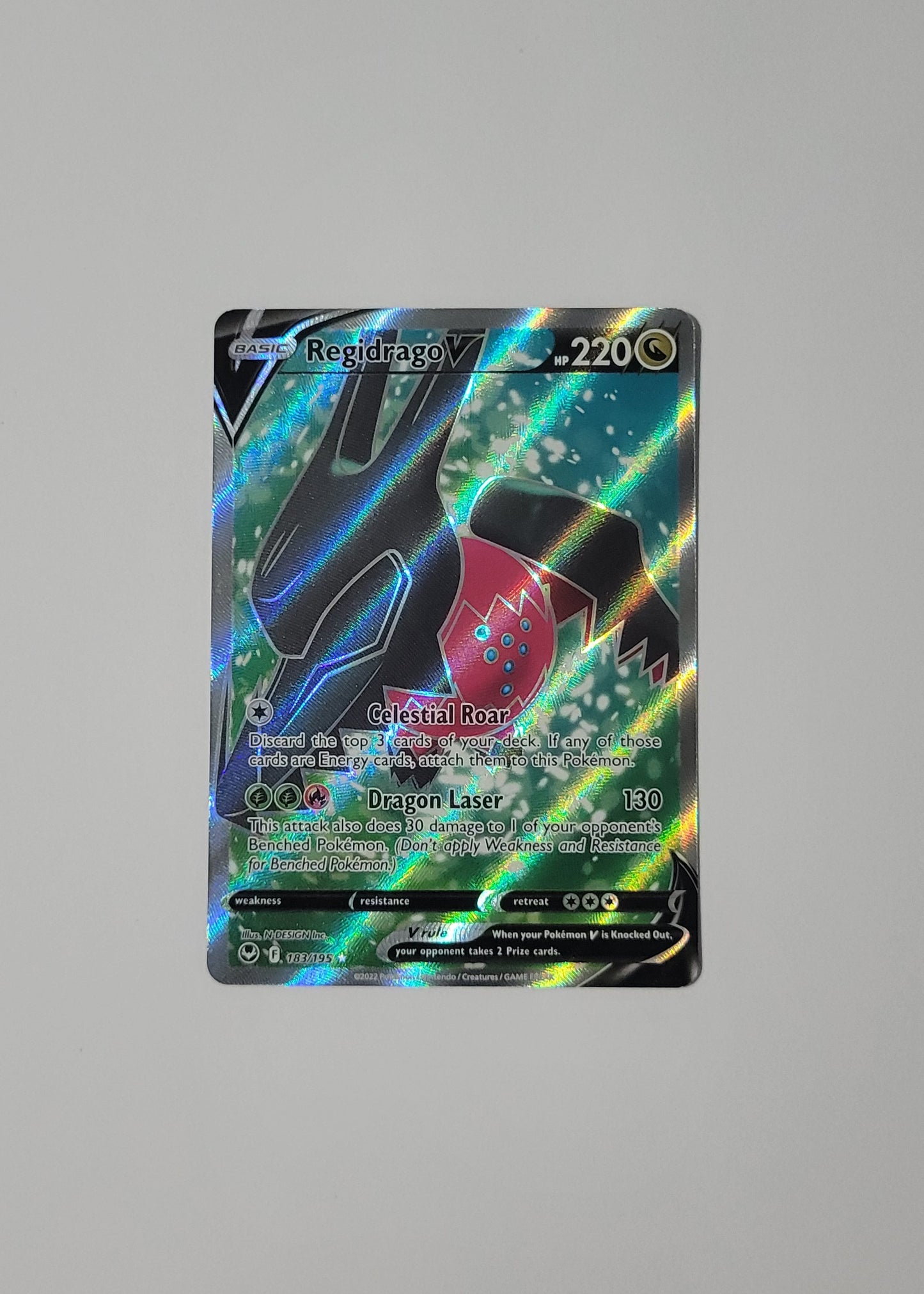 Regidrago V 183/195- Silver Tempest