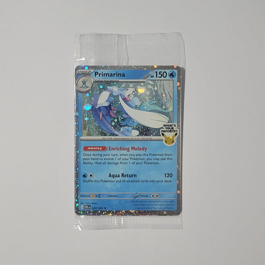 Primarina 020/084 (Sealed, 30th Stamped) - Pitch Black