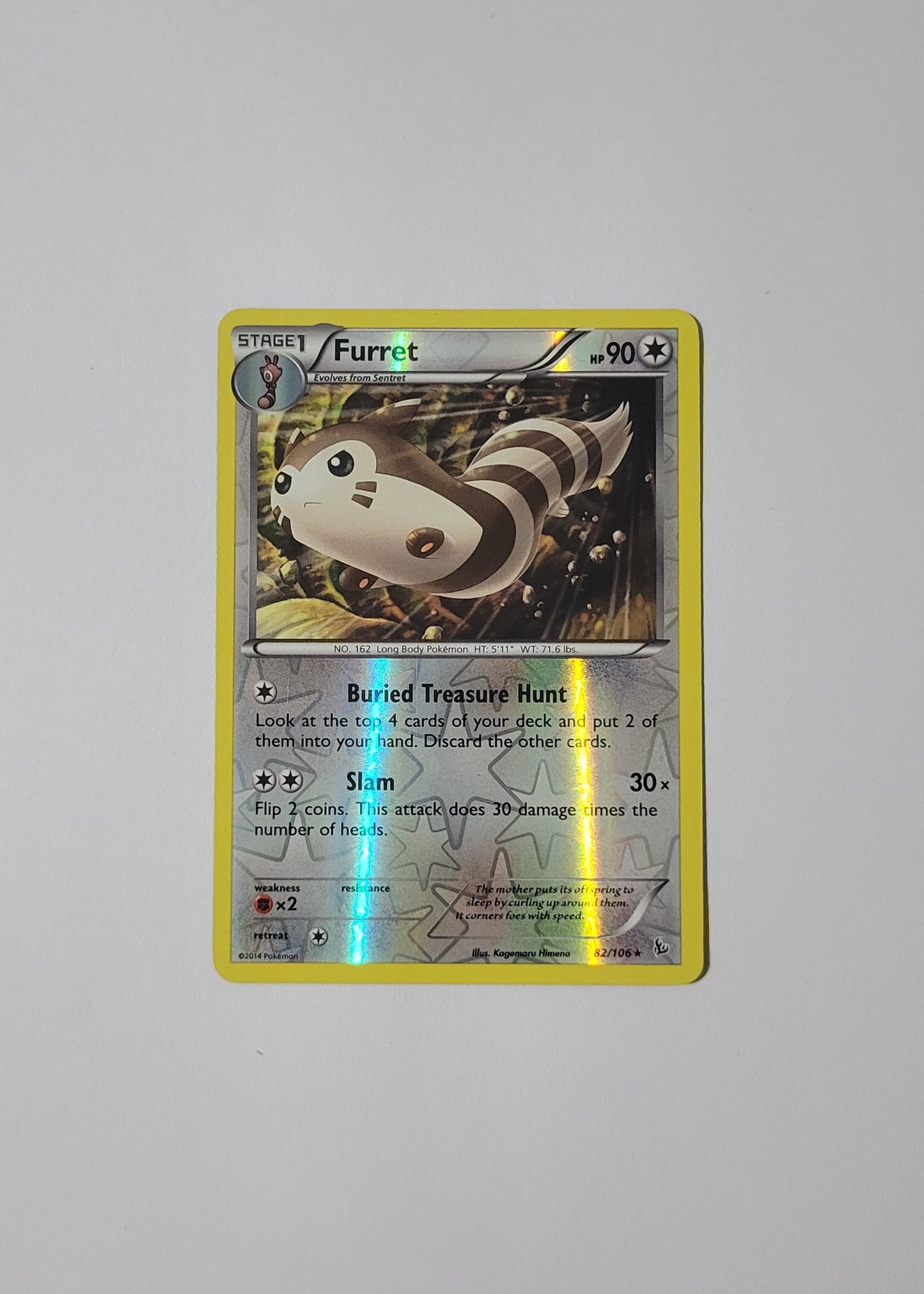 Furret 82/106 (Reverse Holo) - Flashfire