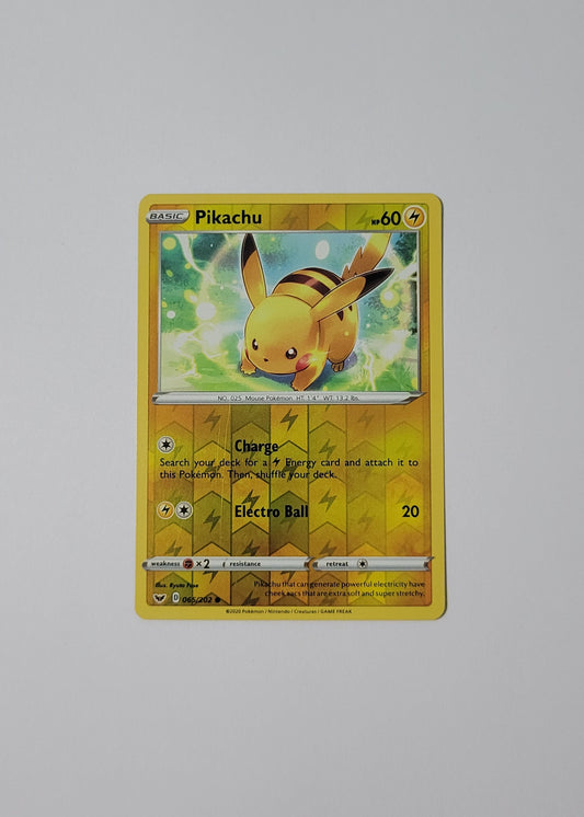 Pikachu 065/202 (Reverse Holo) - Sword & Shield Base Set