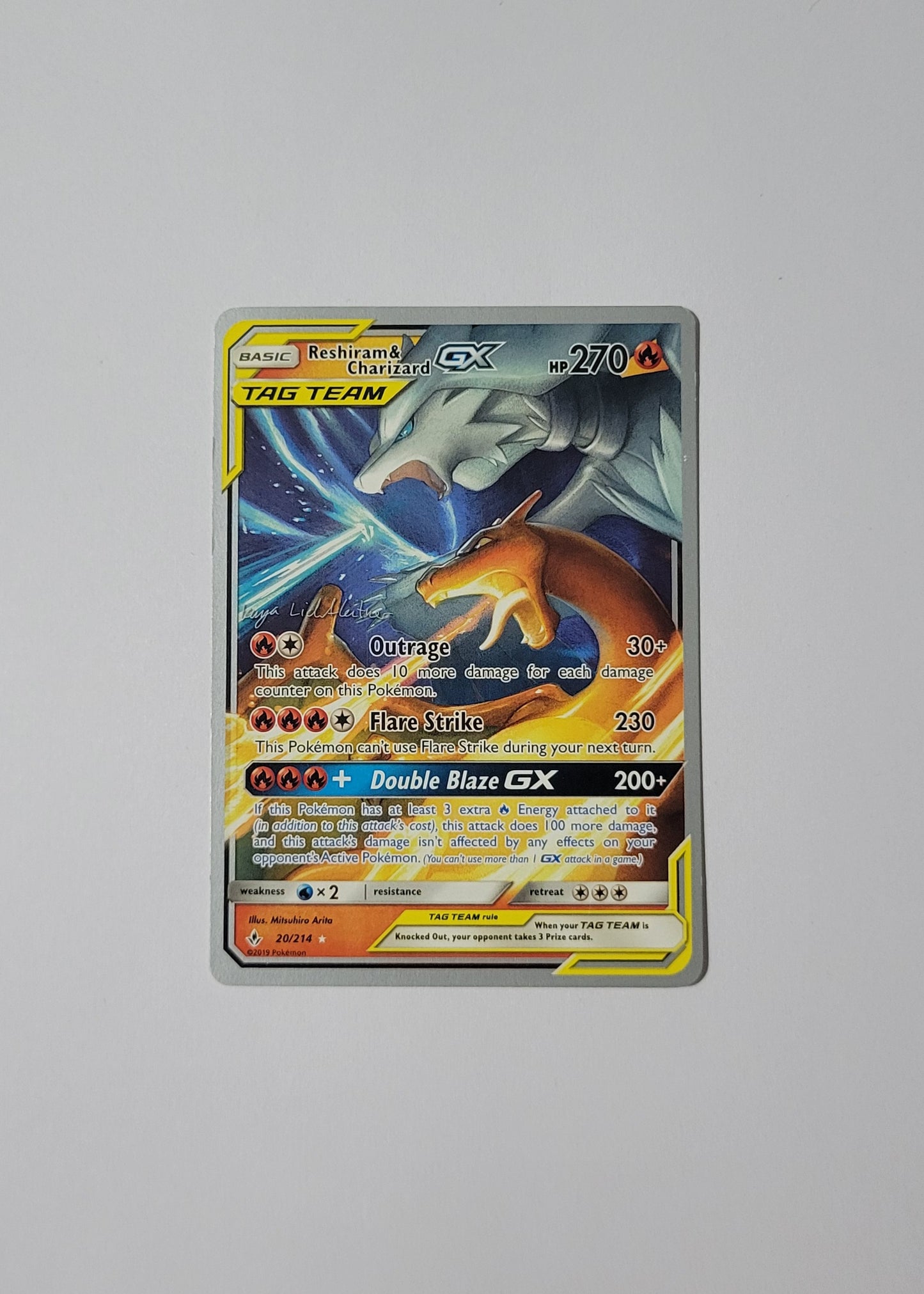 Reshiram & Charizard GX 20/214 (Kaya Lichtleitner) - World Championships 2019