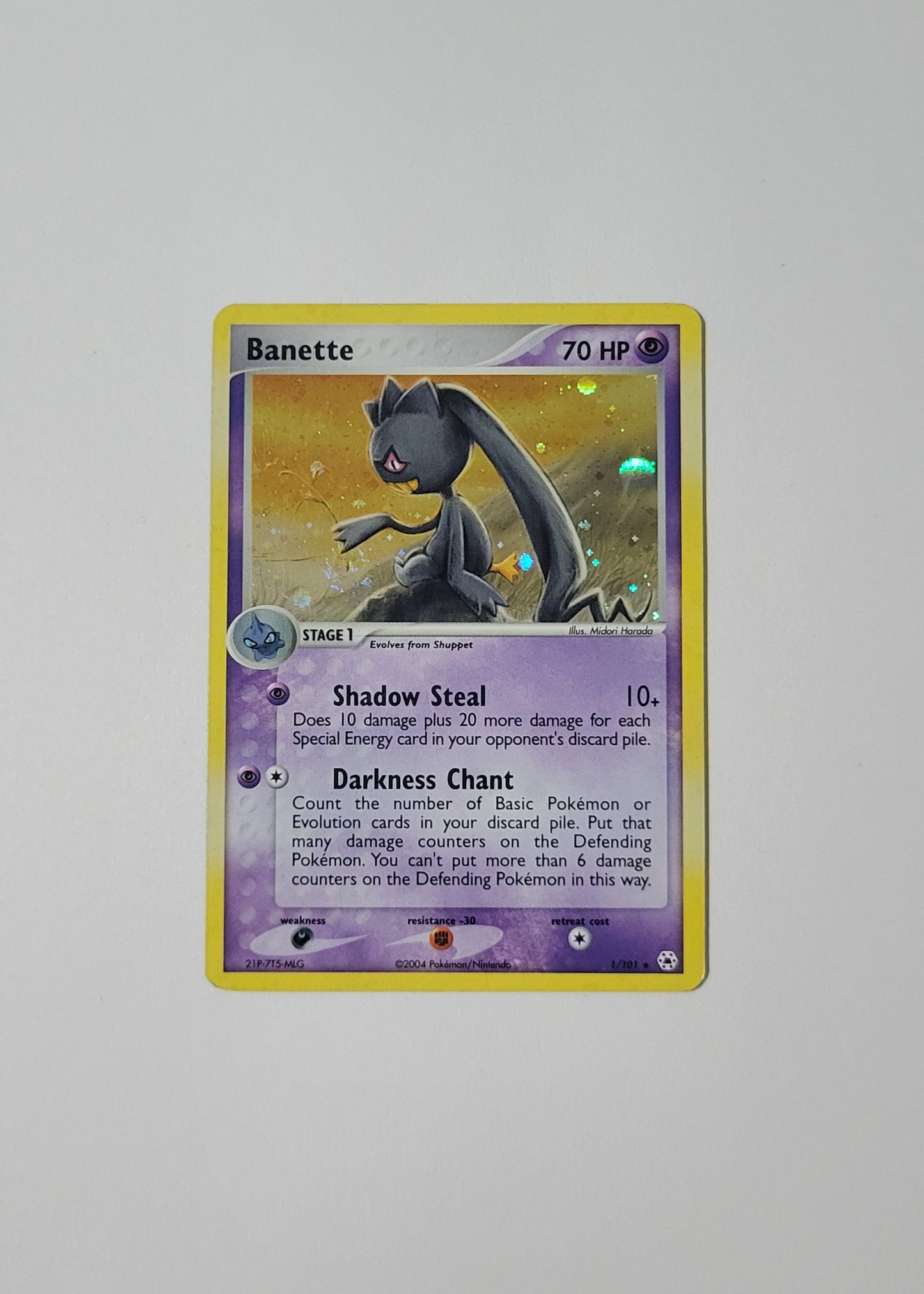 Banette 1/101 - EX Hidden Legends