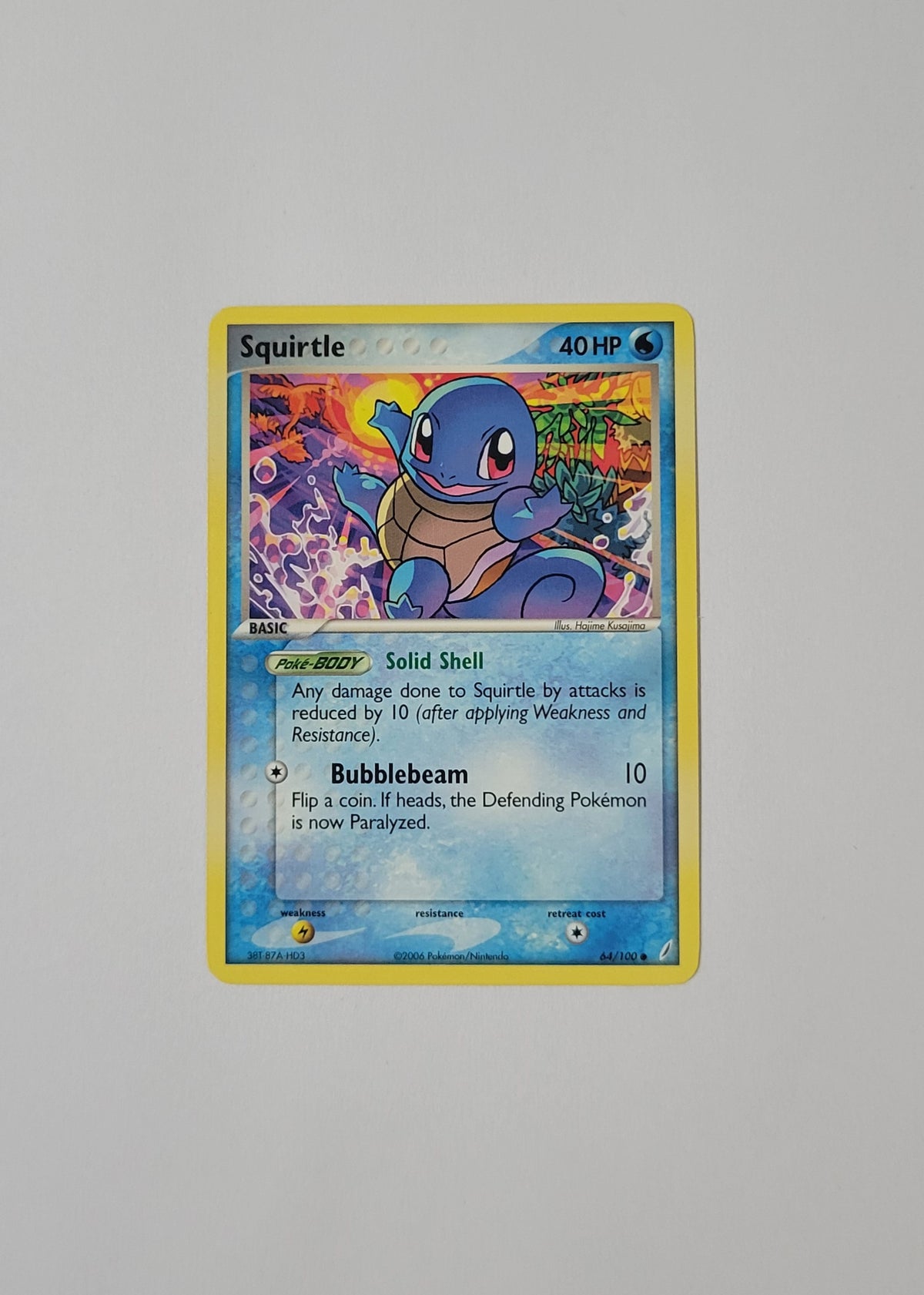 Squirtle 64/100 - EX Crystal Guardians