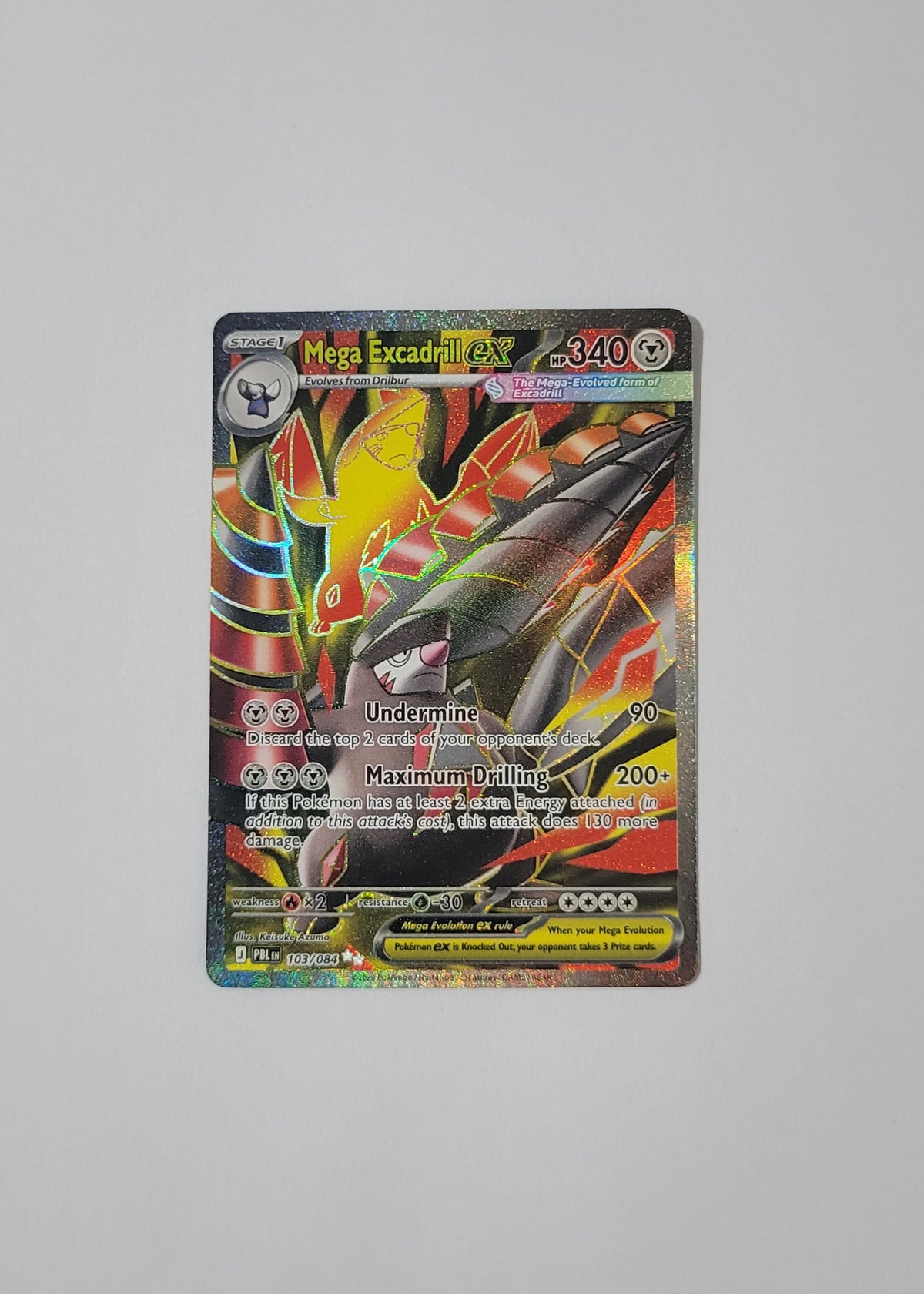 Mega Excadrill ex 103/084 - Pitch Black