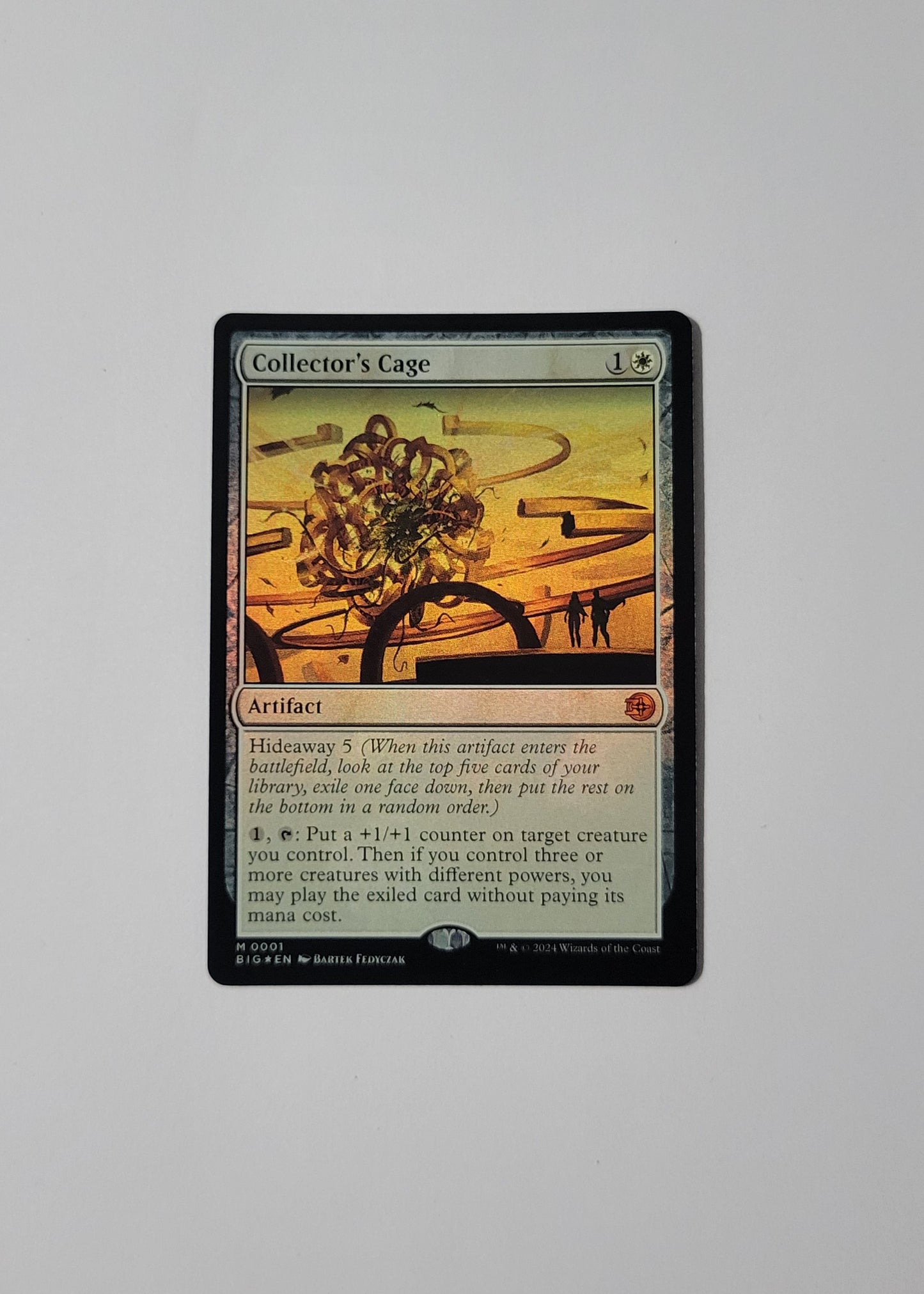 Collector's Cage 1 (Foil) - Outlaws of Thunder Junction: The Big Score