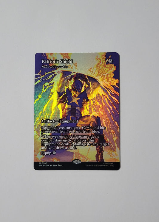 Patriotic Shield 100 (Foil) - Marvel Eternal