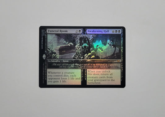 Funeral Room // Awakening Hall 100 (Foil)- Duskmorn: House of Horror