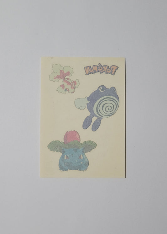 Goldeen, Poliwhirl, Ivysaur 9/20 - Merlin Tattoo